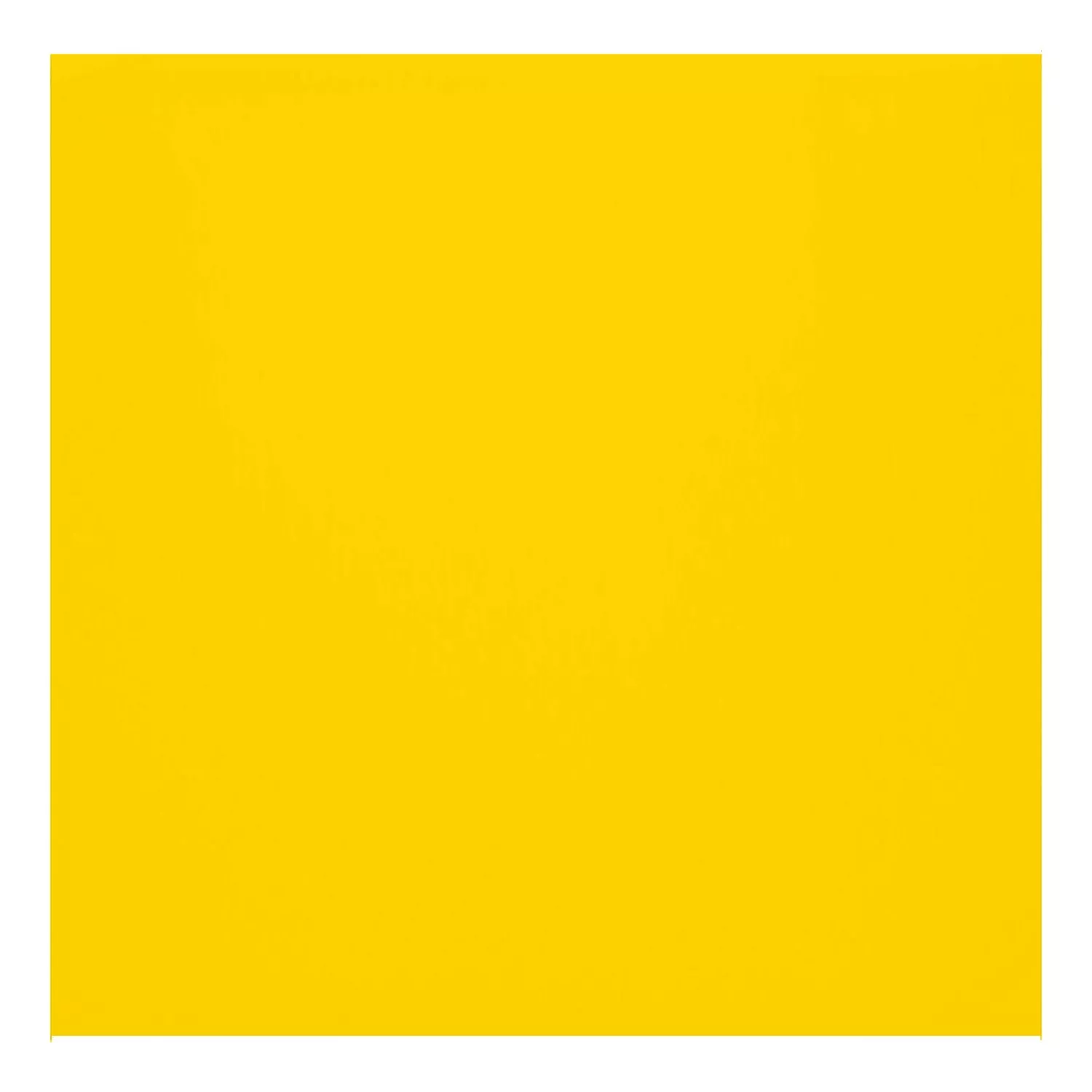 Ladrilho do metrô Amarelo Fosco 15x15 cm Sem Faceta Miona Sol