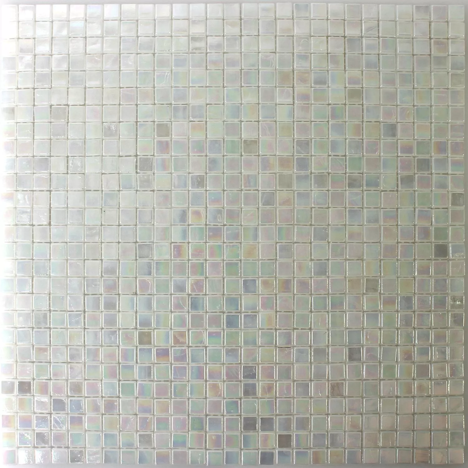 Mosaico De Vidro Azulejos Efeito Madrepérola Branco Bege