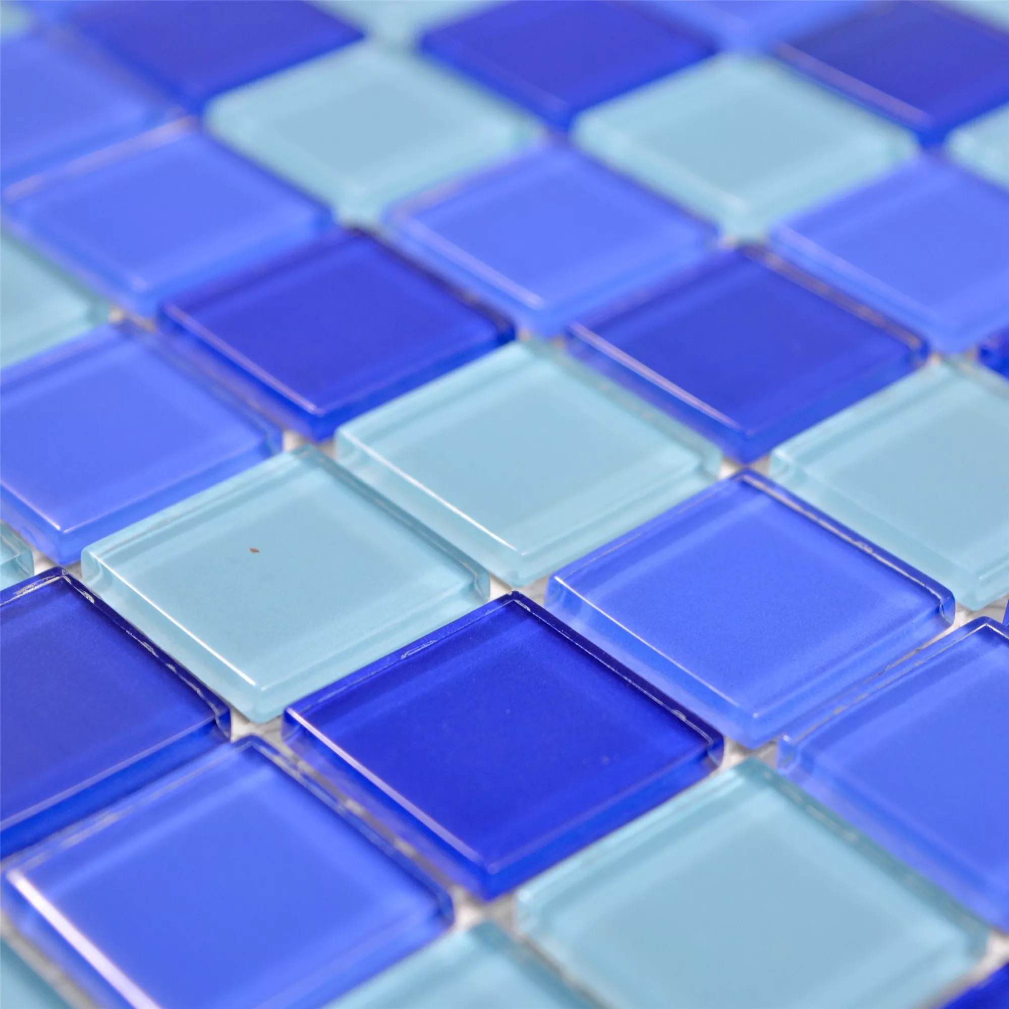 Mosaico De Vidro Azulejos Bommel Azul