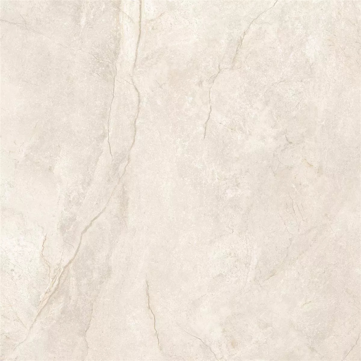 Padrão de Ladrilhos Pangea Aparência de Mármore Polido Cream 60x60cm