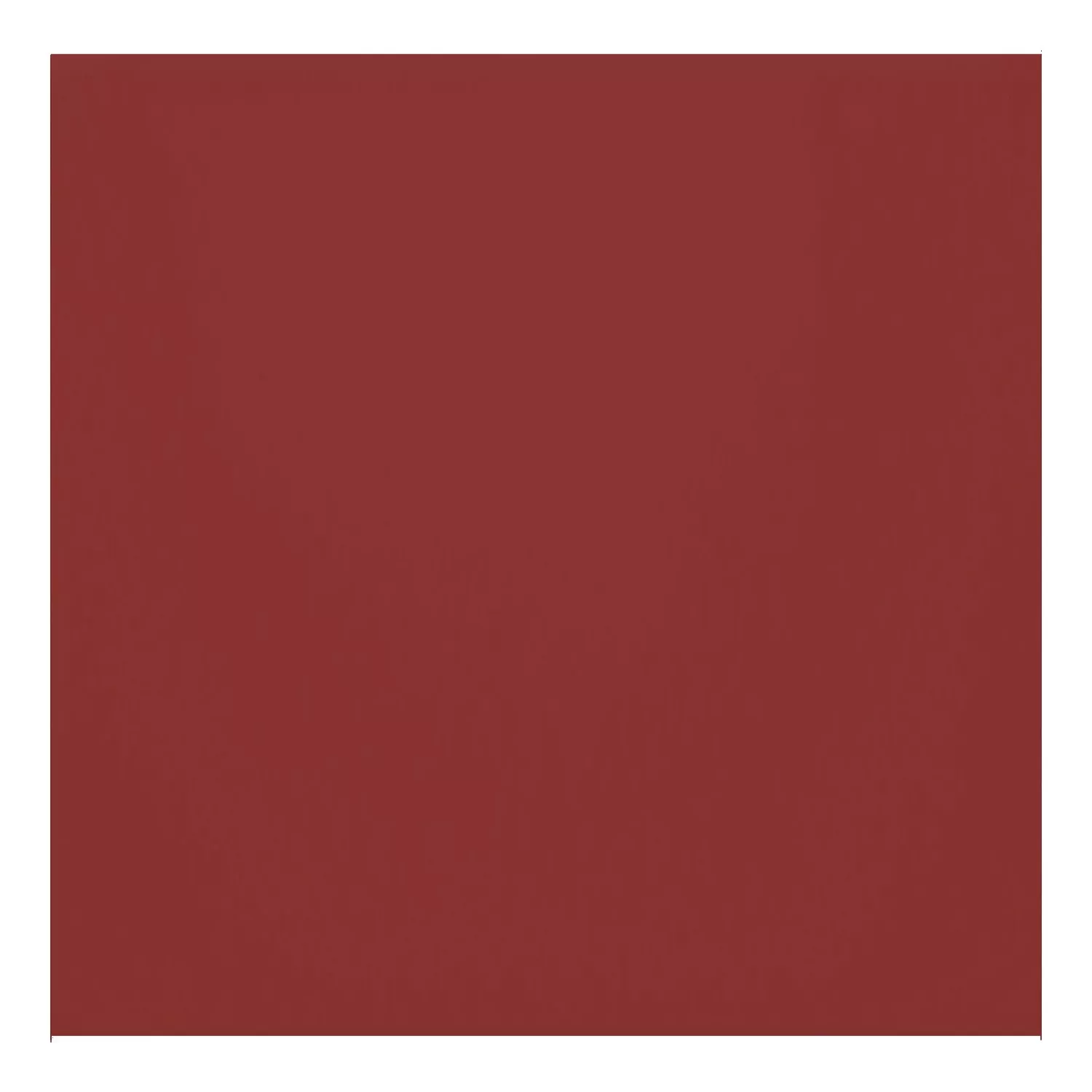 Ladrilho do metrô Vermelho Fosco 10x10 cm Sem Faceta Freyburg Burdeos
