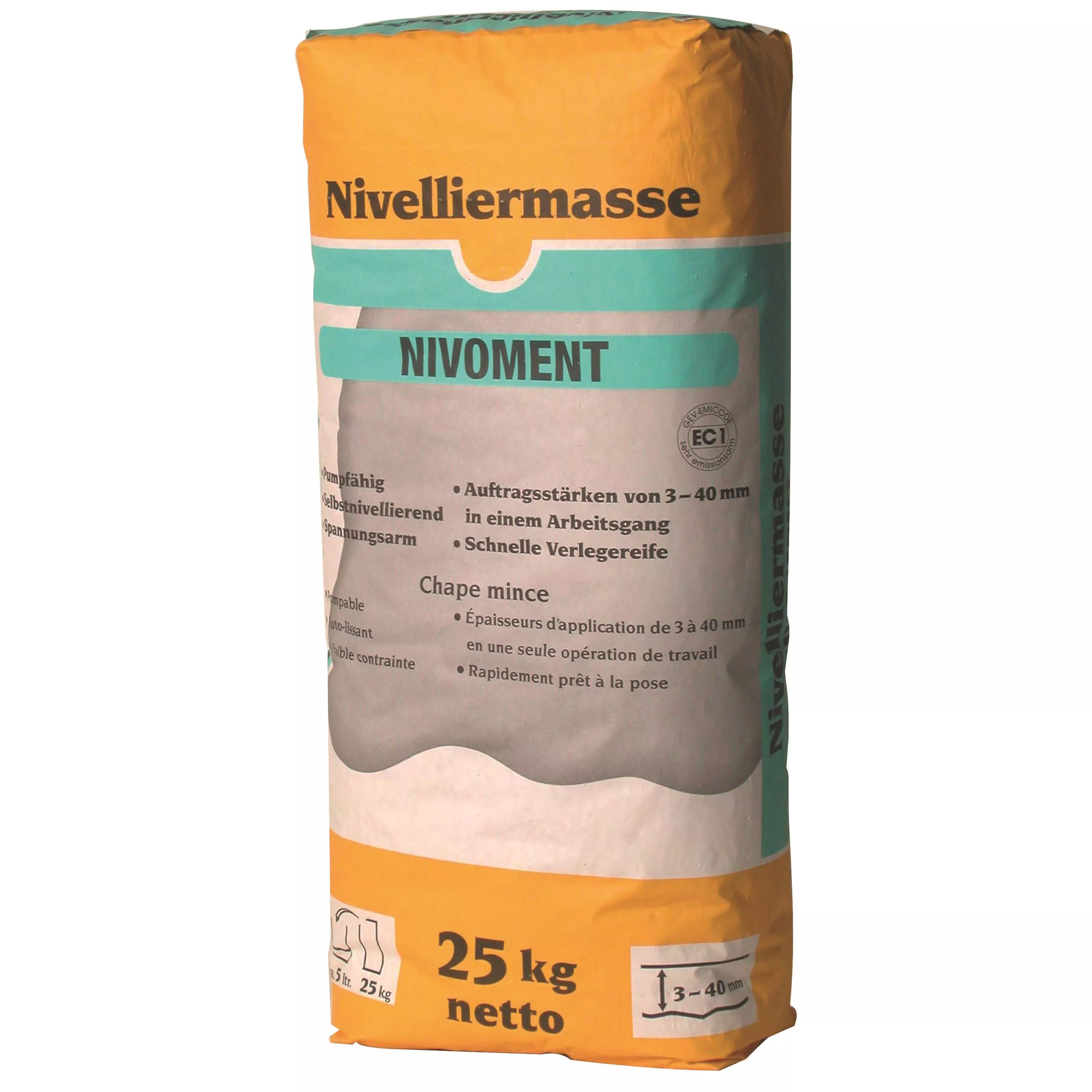Composto de nivelamento Treverit Nivoment (25KG) Composto de nivelamento Treverit Nivoment (25KG)