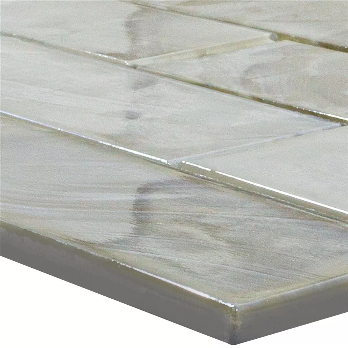 Mosaico De Vidro Azulejos Andalucia Brick Cinza Mosaico De Vidro Azulejos Andalucia Brick Cinza