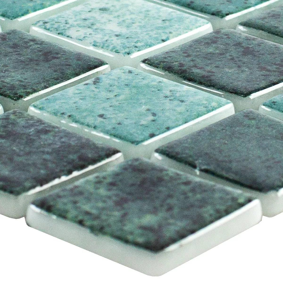 Padrão de Mosaico de Piscina de Vidro Baltic Verde