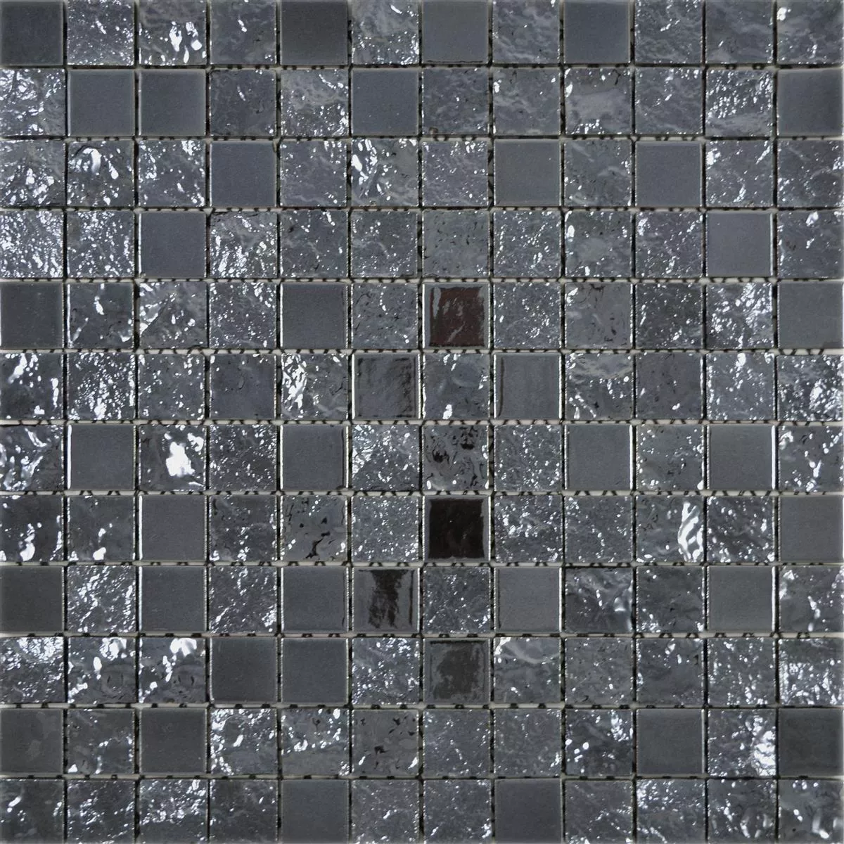 Mosaico Cerâmico Azulejos Shogun 3D Preto