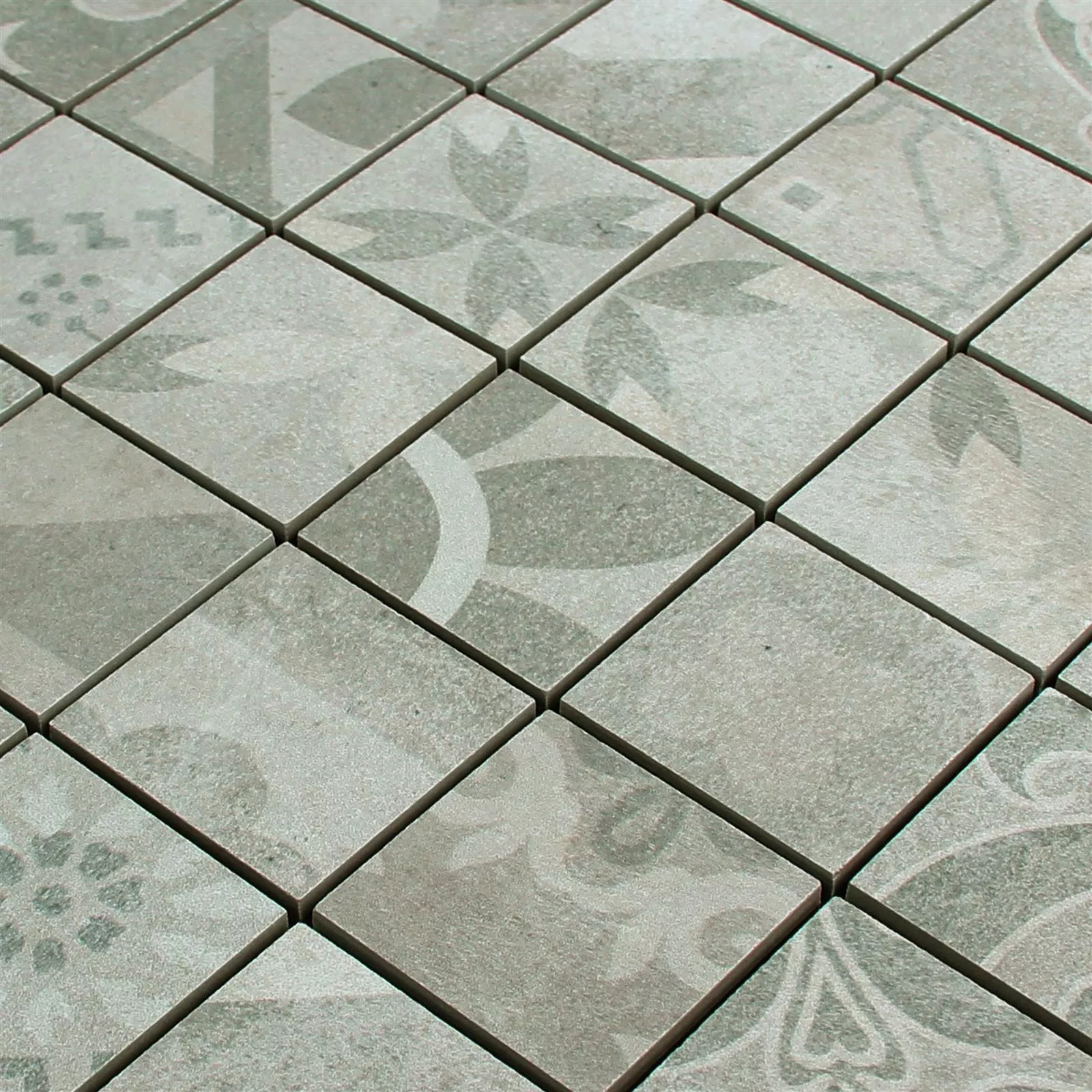 Mosaico Cerâmico Vintage Azulejos Coupe Bege R10/B