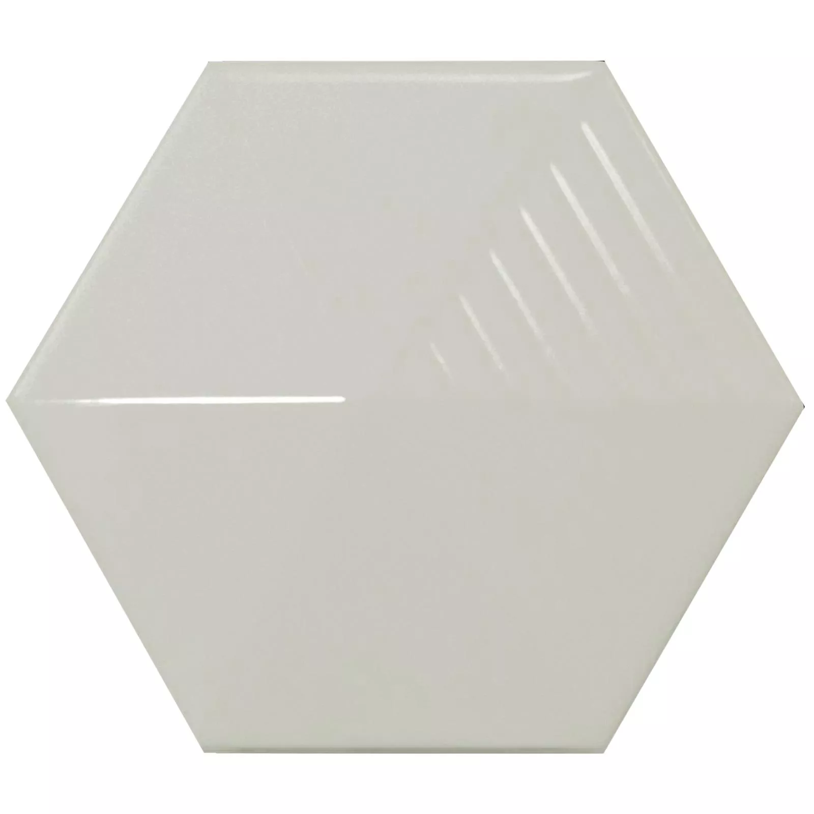 Padrão Azulejos Rockford 3D Hexágono 12,4x10,7cm Hortelã