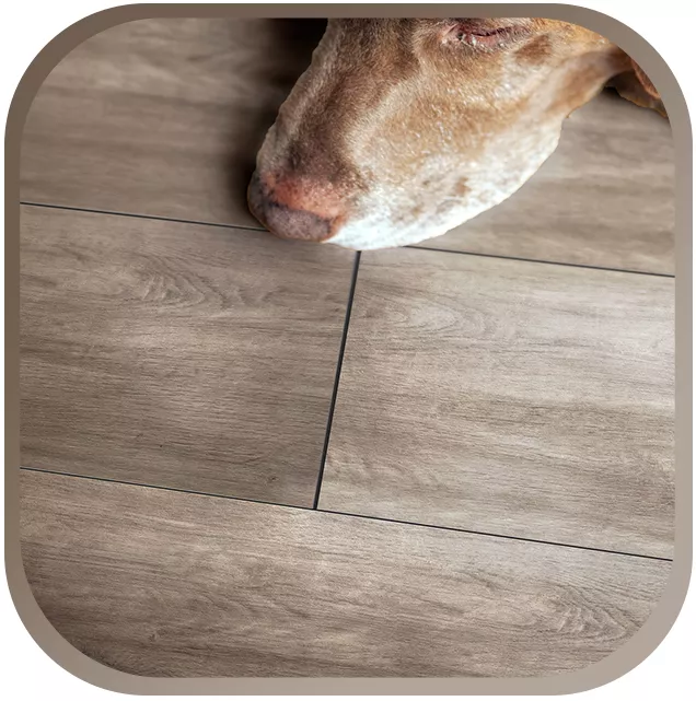 Pisos com aparência de madeira