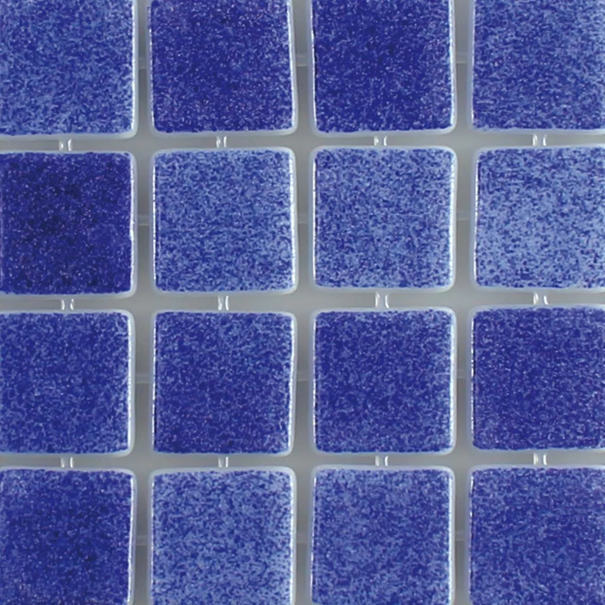 Padrão de Vidro Piscina Pool Mosaico Antonio Azul Escuro