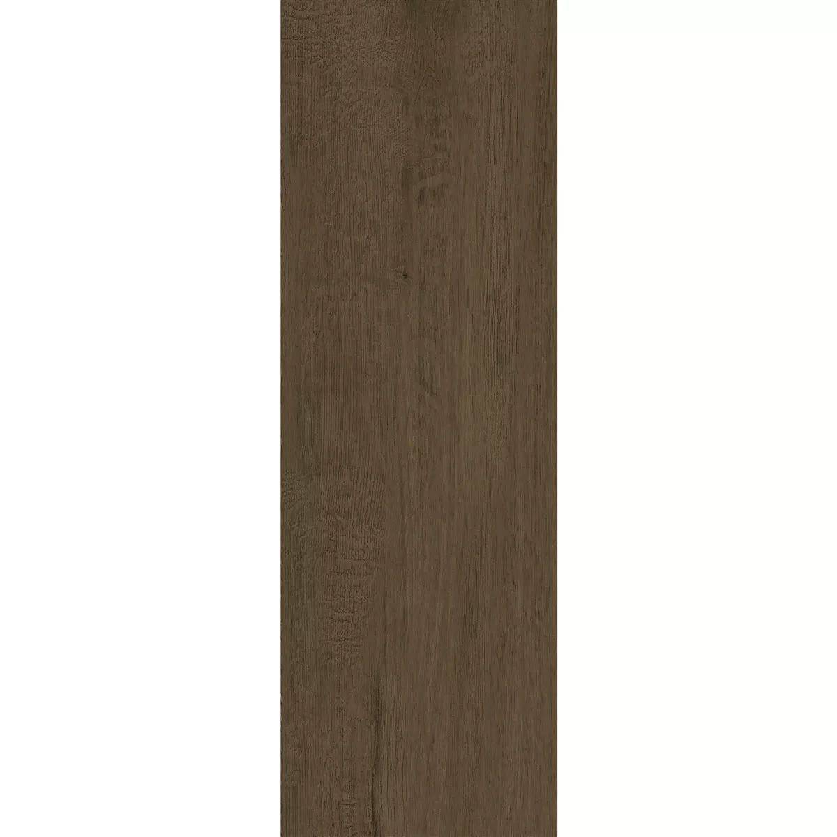 Ladrilhos Riverside Aparência de Madeira Marrom Escuro 20x120 cm