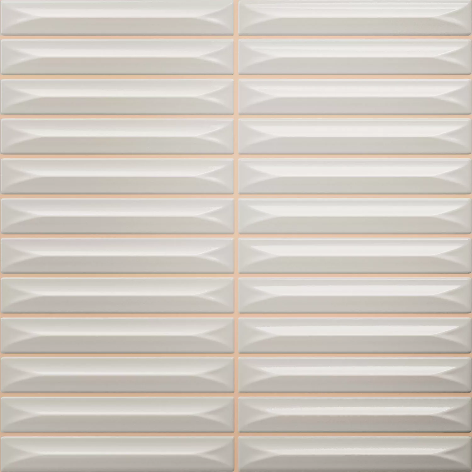 Bevel Prata Brilhante Haste 20x20 cm