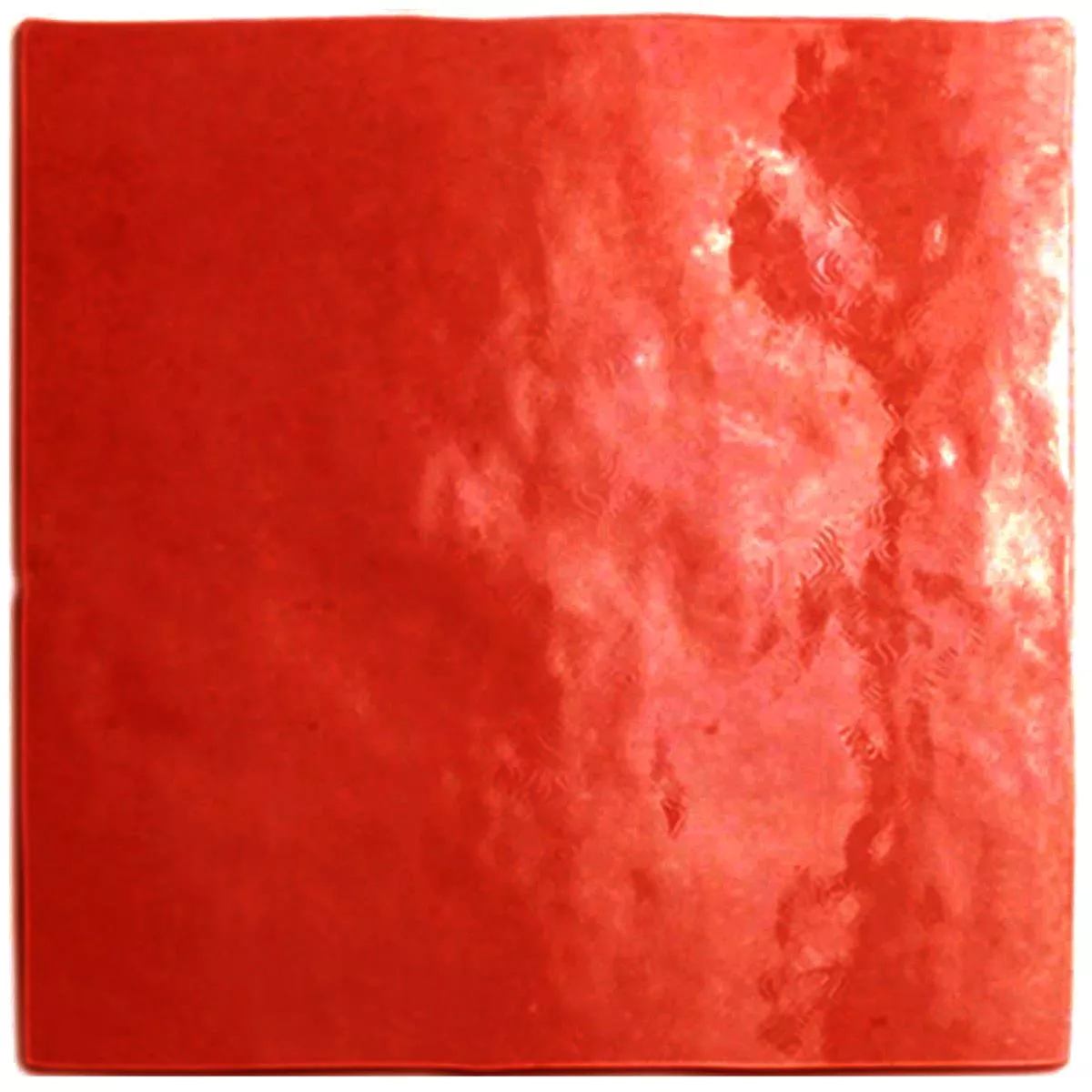 Azulejo Rebecca Ondulado Vermelho 16,2x16,2cm