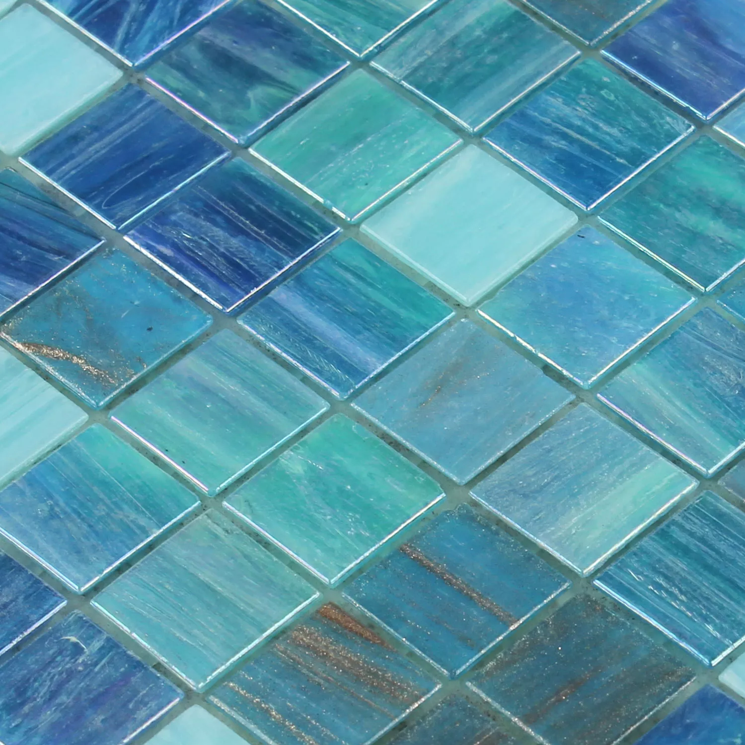 Azulejo Mosaico Trend-Vi Reciclando Vidro Wavy