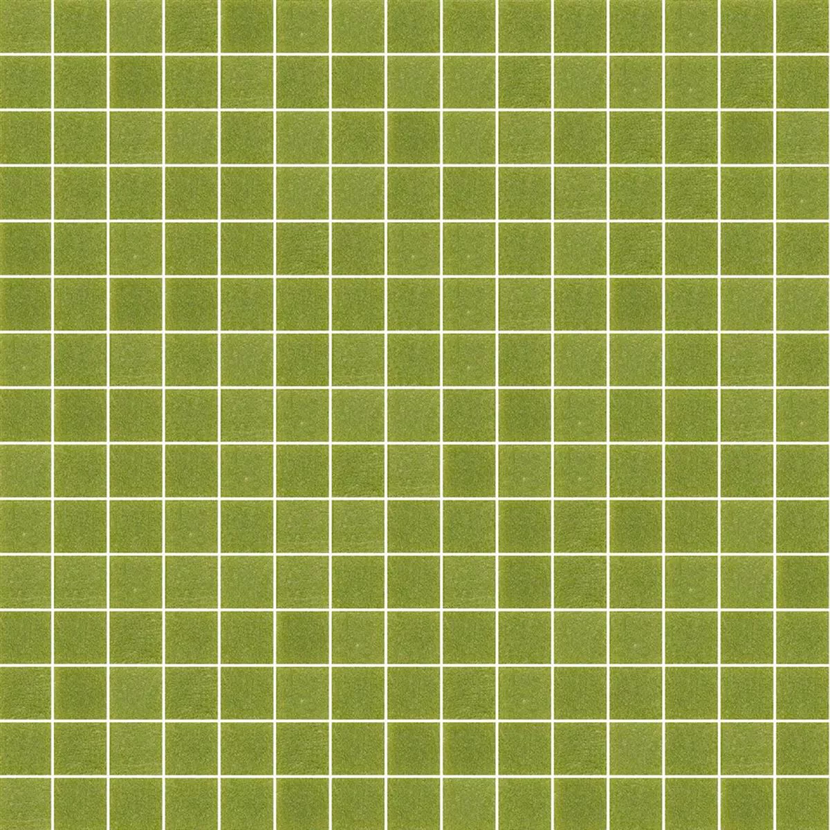 Mosaico De Vidro Telha Trend-Vi Vitreo 109 Verde oliva 20x20mm
