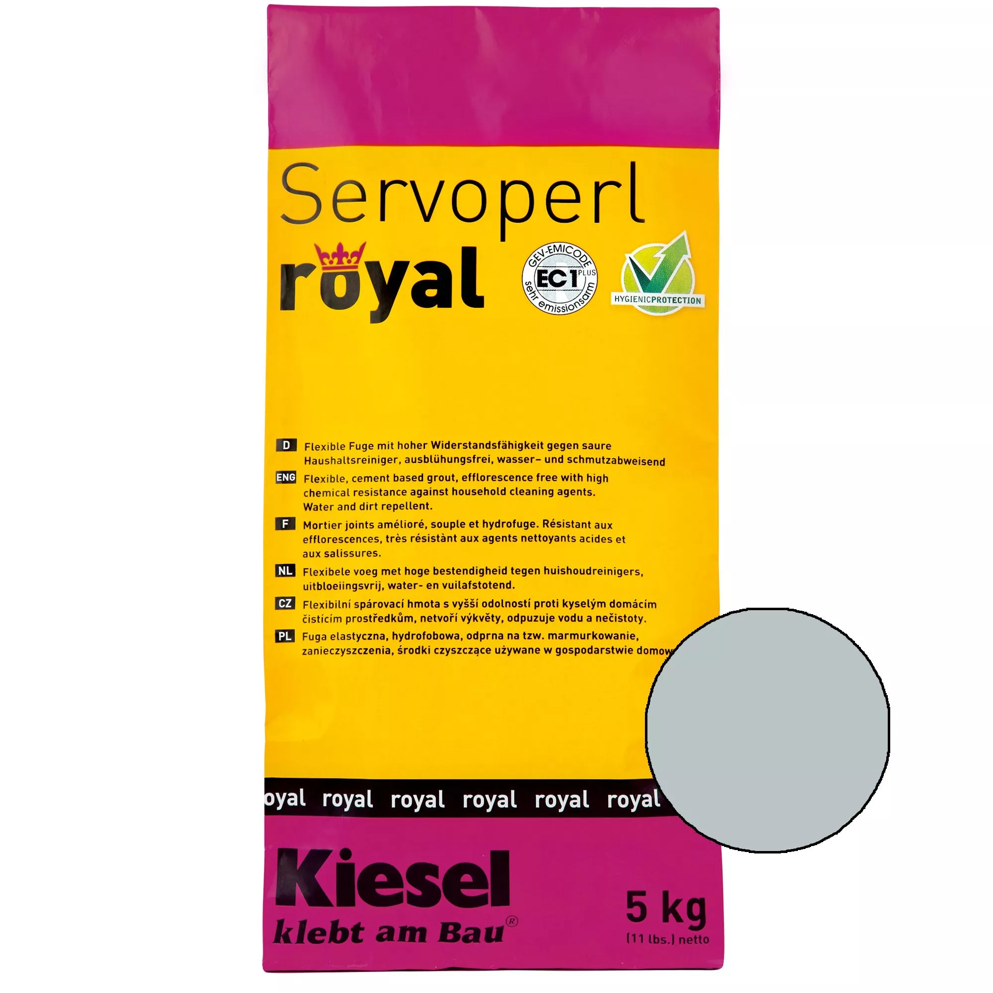 Kiesel Servoperl royal - composto comum - 5 kg Manhattan
