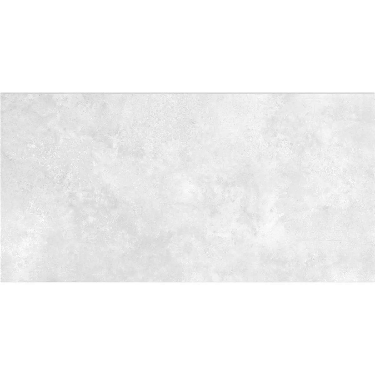 Padrão Ladrilho Illusion Aparência de Metal Lappato Branco 30x60cm