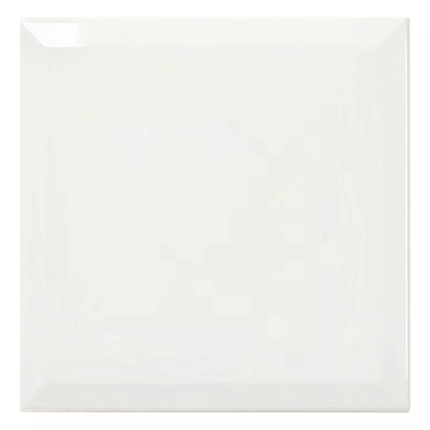 Ladrilho do metrô Branco Brilhante 20x20 cm Faceta Freetown Blanco