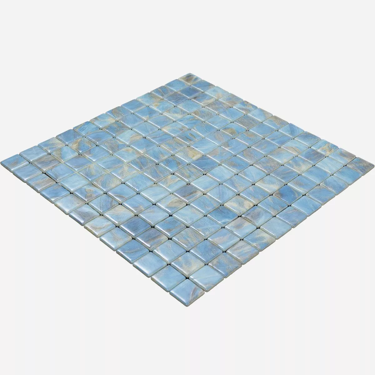 Vidro Piscina Pool Mosaico Alassio Azul 25