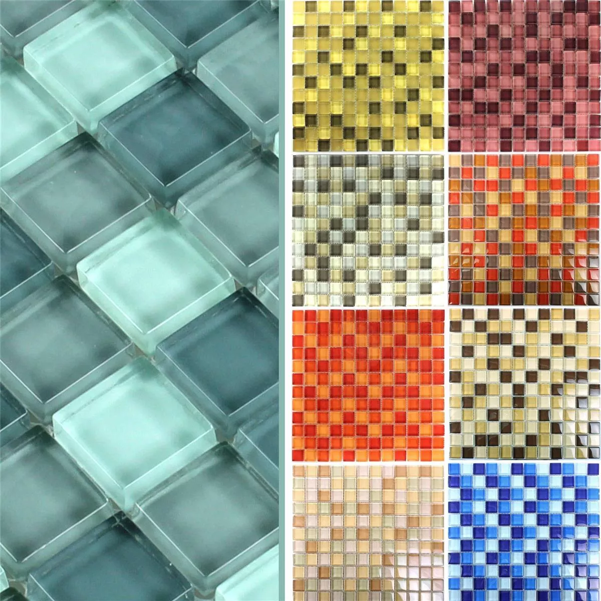 Padrão de Mosaico De Vidro Azulejos Navarino