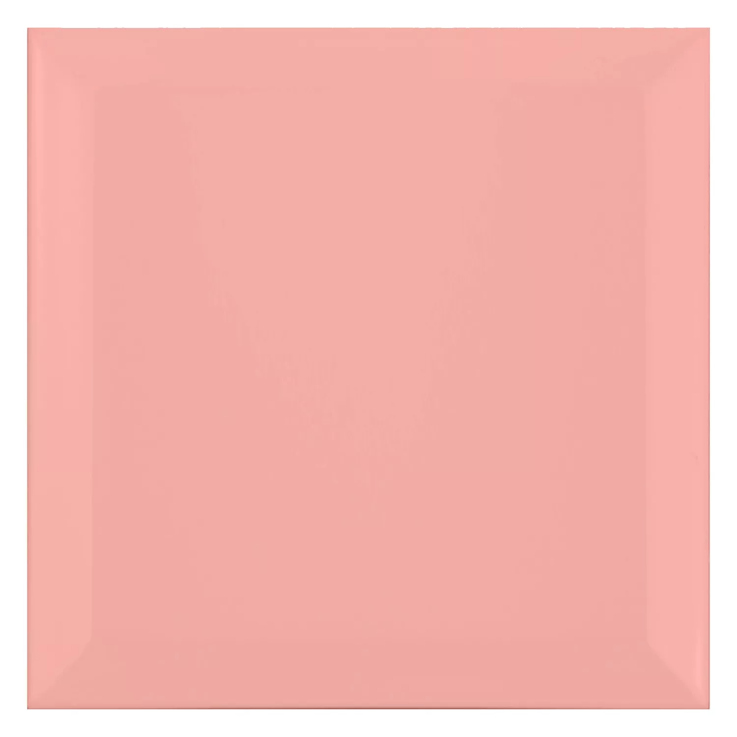 Ladrilho do metrô Rosa Fosco 15x15 cm Faceta Eris Rosa