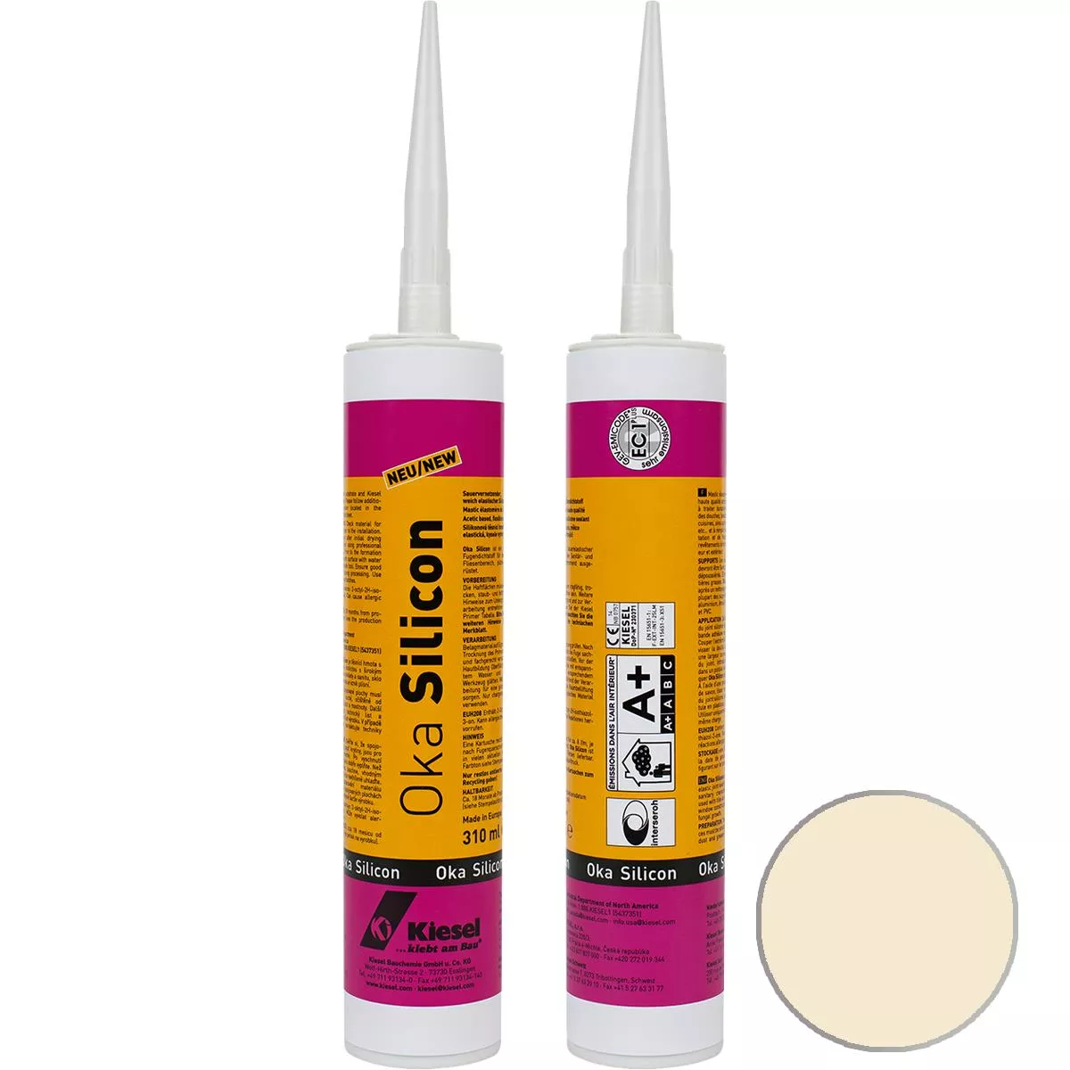 Junta de silicone Kiesel OKA SILICON Jasmin 310 ml