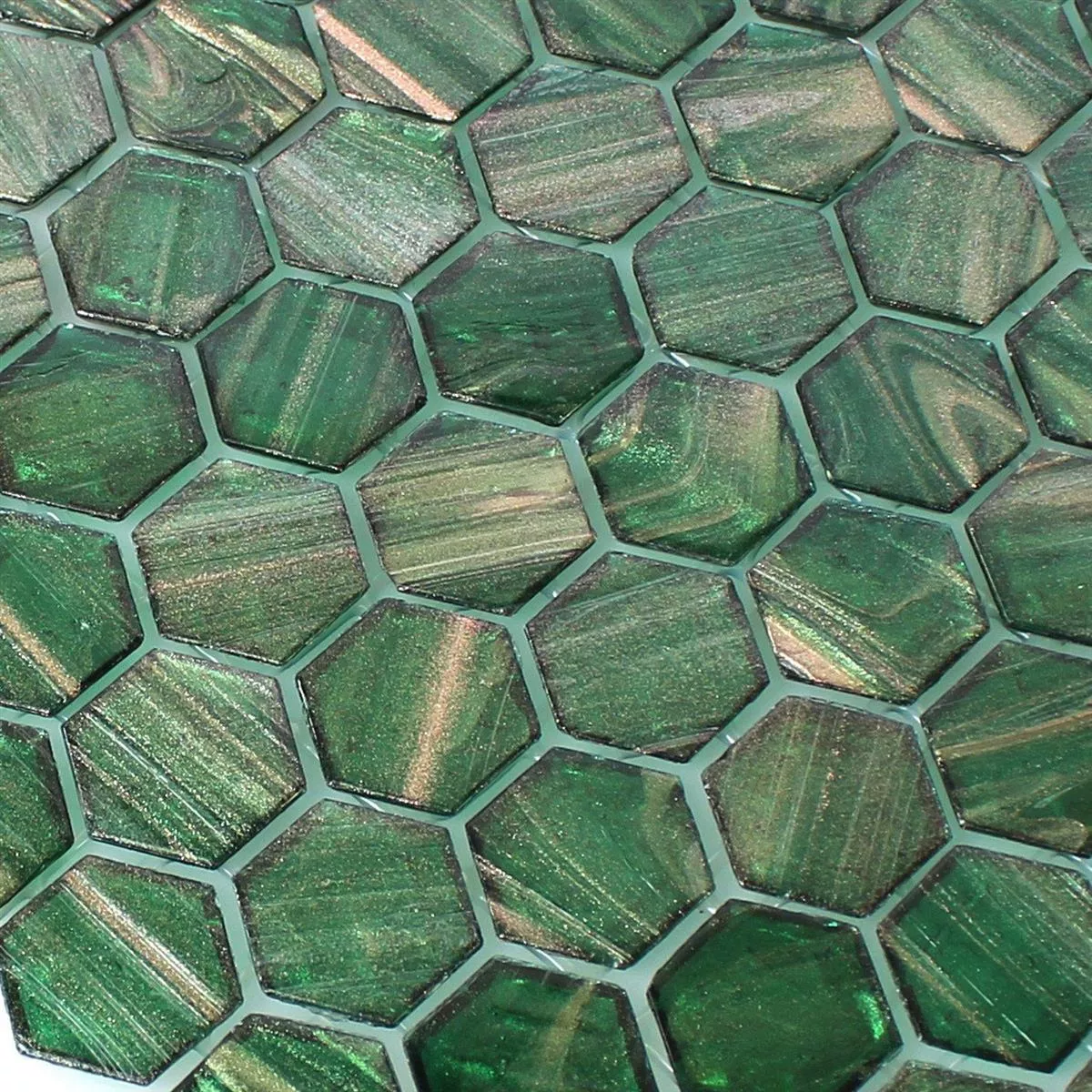 Azulejo Mosaico Trend-Vi Vidro Hexagonal 236