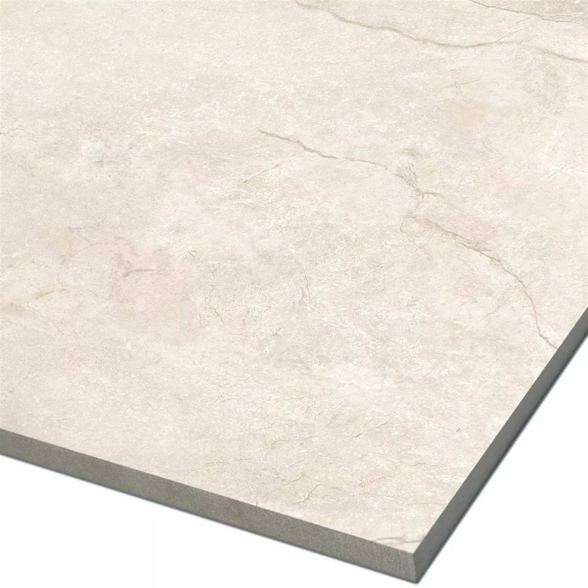 Padrão de Ladrilhos Pangea Aparência de Mármore Fosco Cream 60x120cm