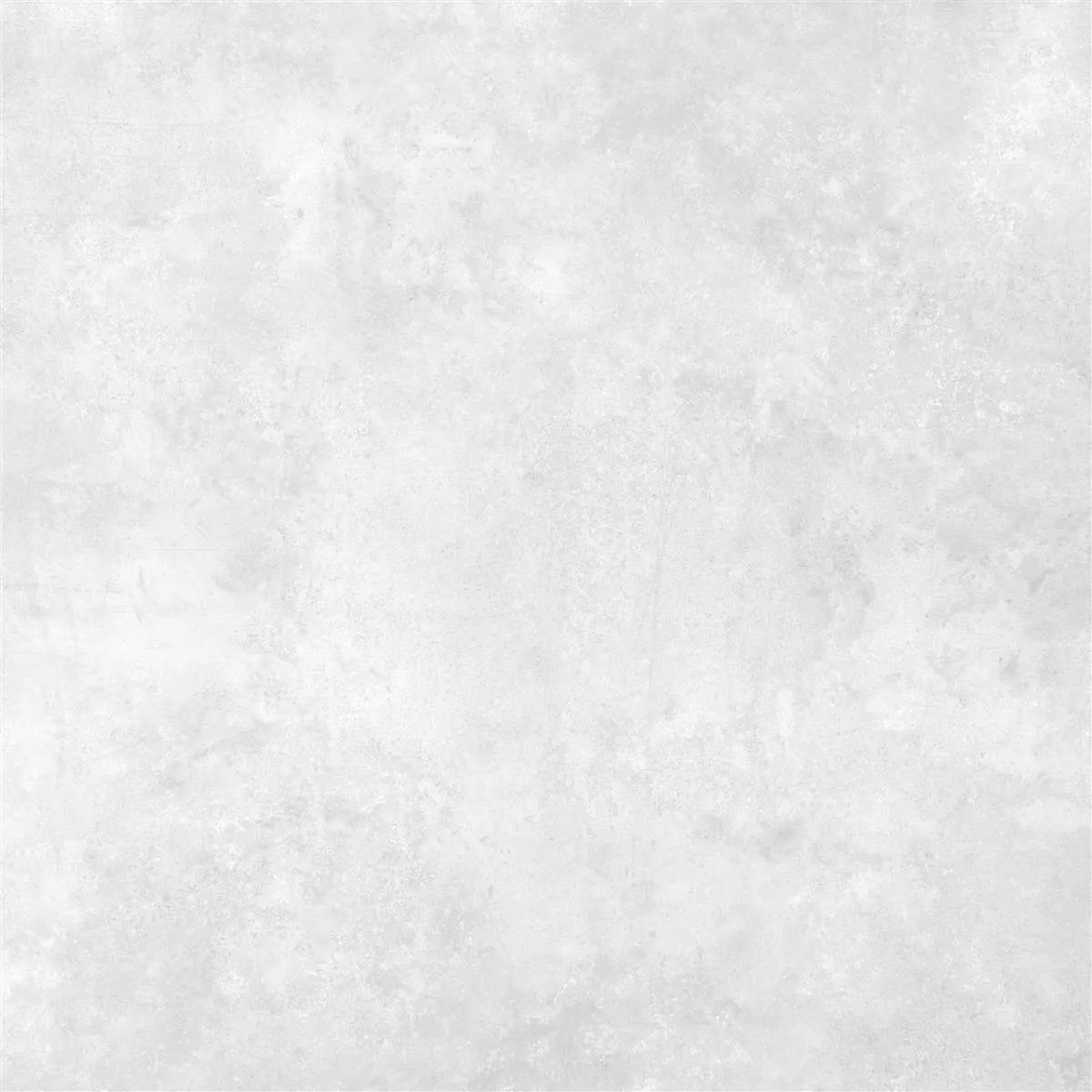 Ladrilho Illusion Aparência de Metal Lappato Branco 60x60cm