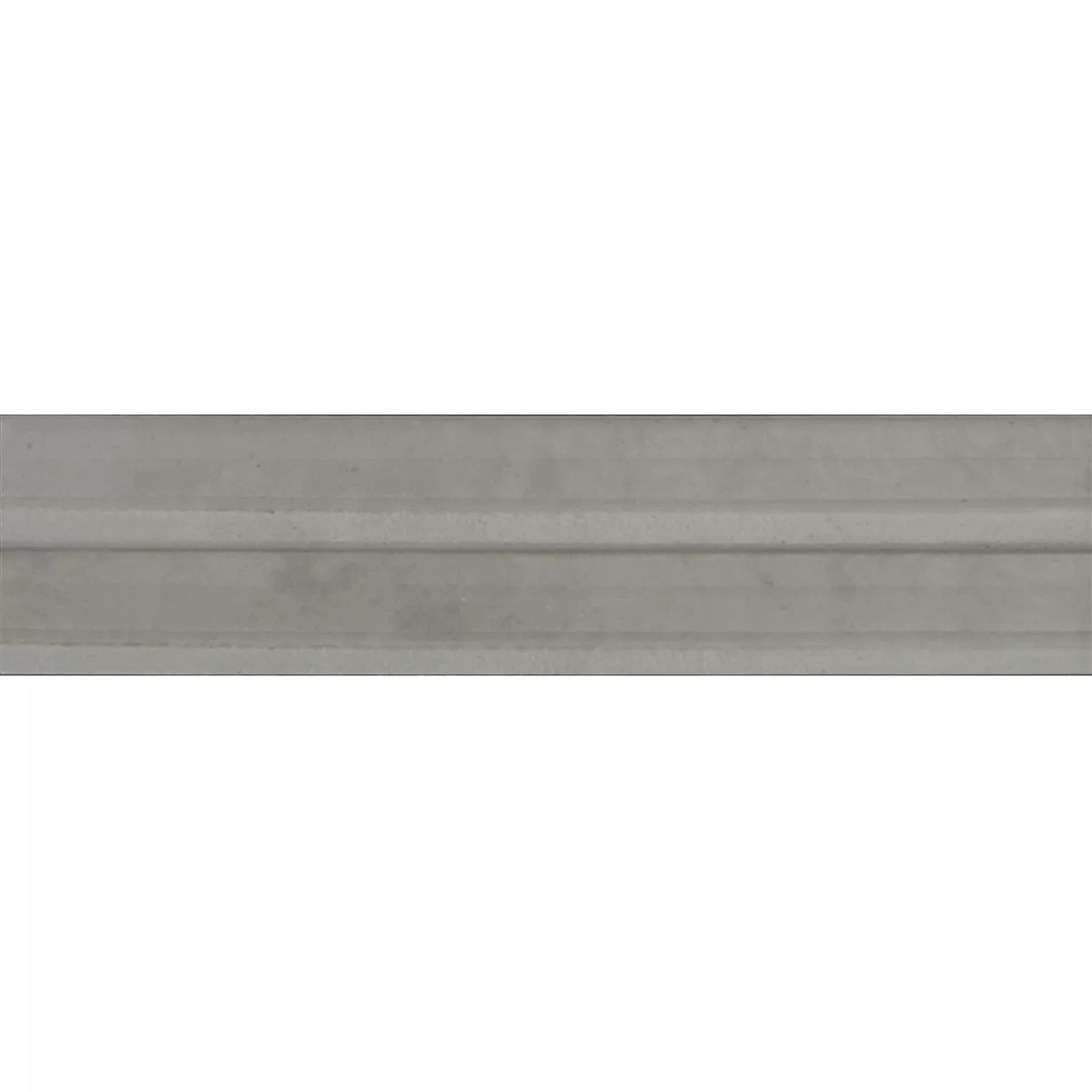 Artemis Cinza Brilhante Estruturada 3D 6x24 cm