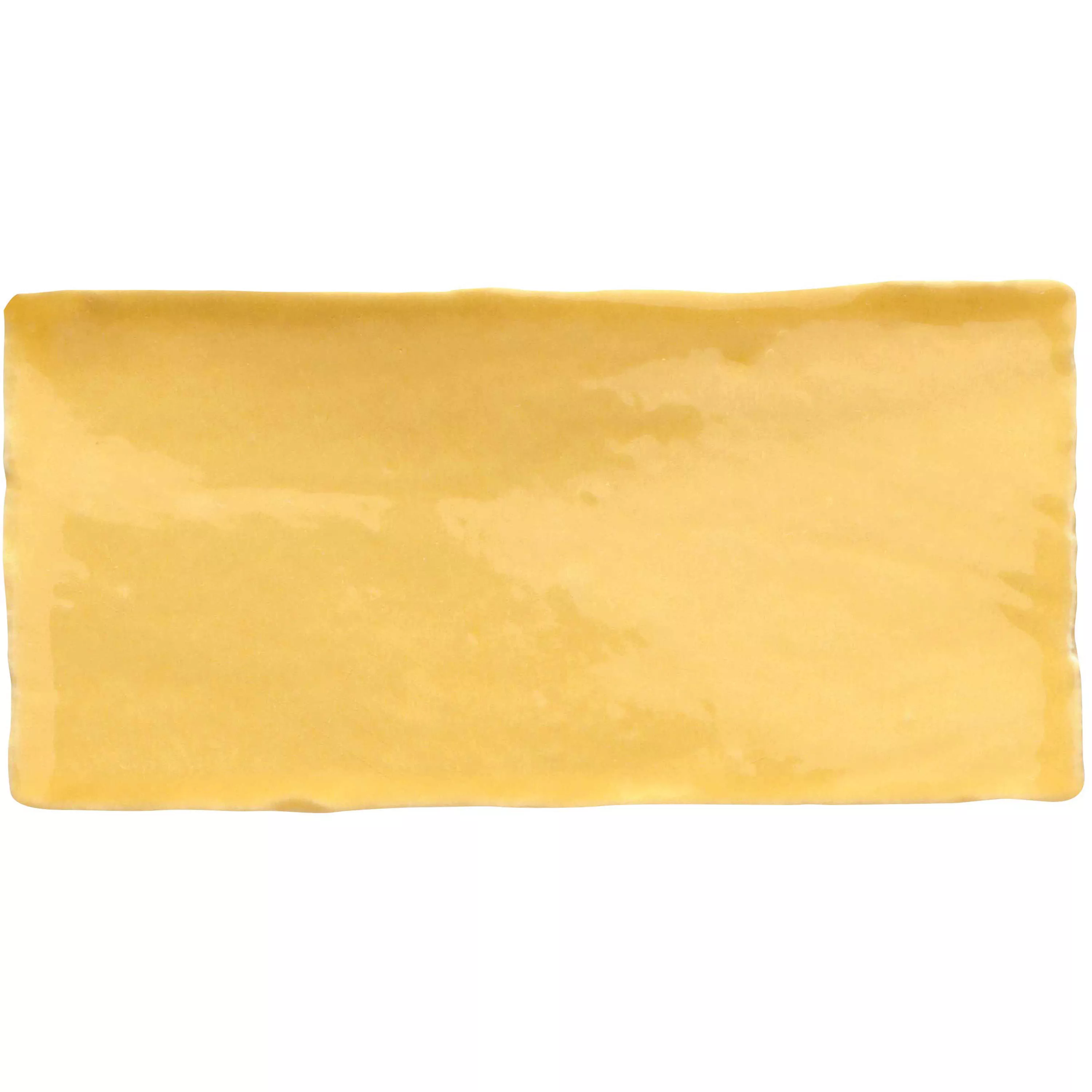 Padrão Azulejo Algier Feito à Mão 7,5x15cm Amarelo