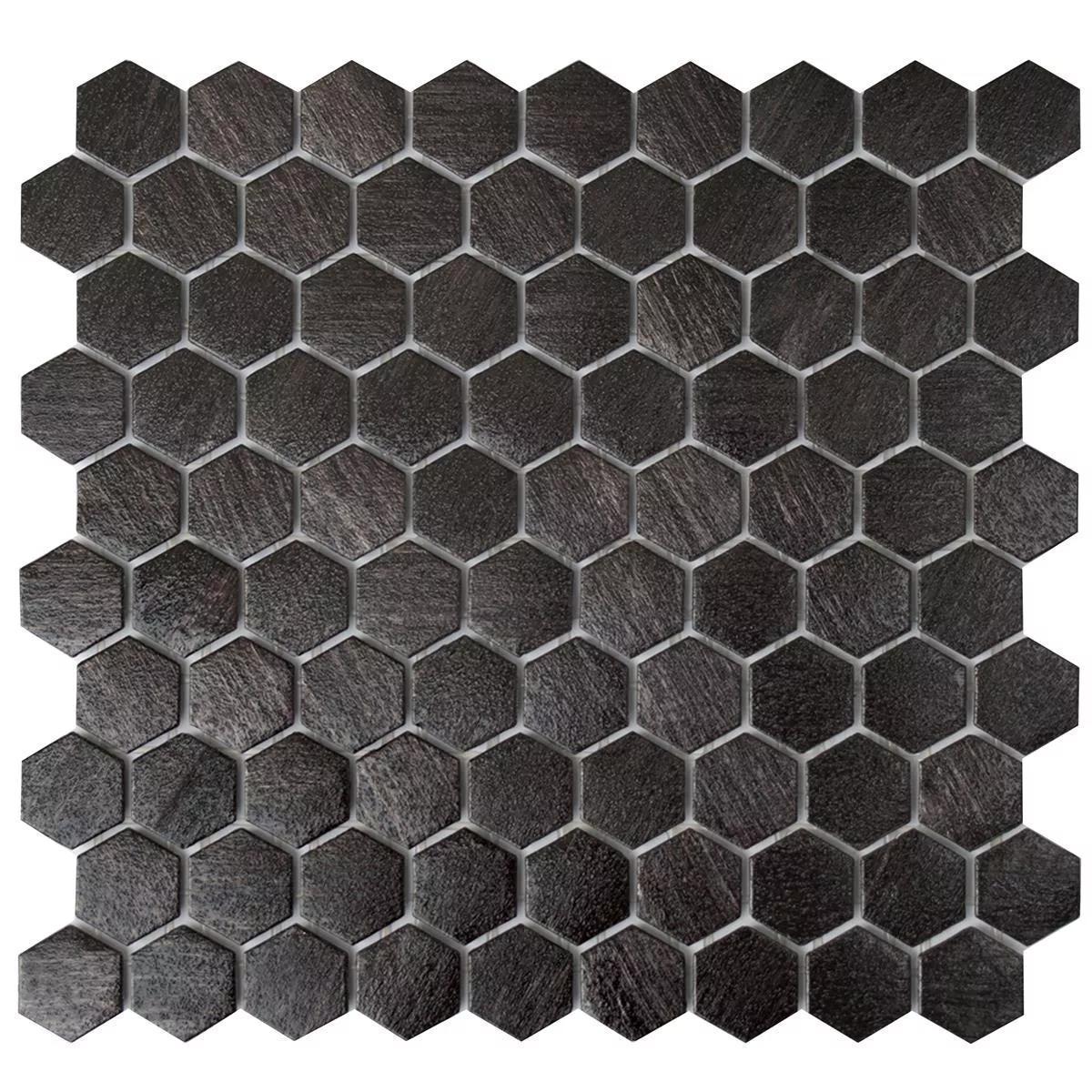 Mosaico De Vidro Azulejos Trend-Vi Hexagonal 2104 Antracite