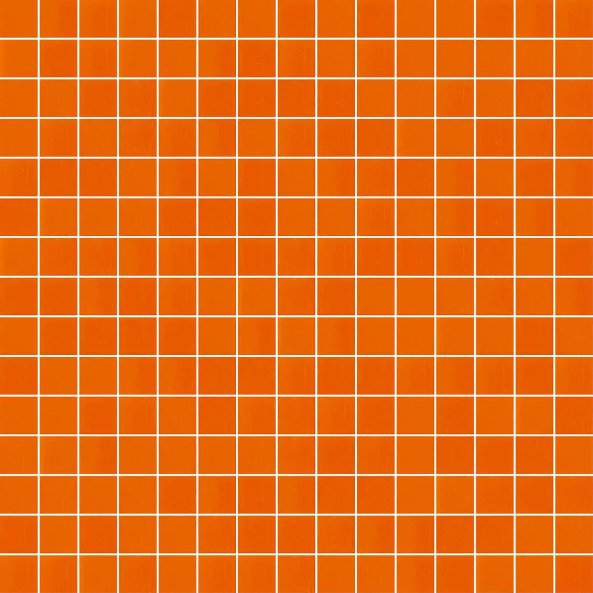 Mosaico De Vidro Telha Trend-Vi Vitreo 204 Laranja 20x20mm