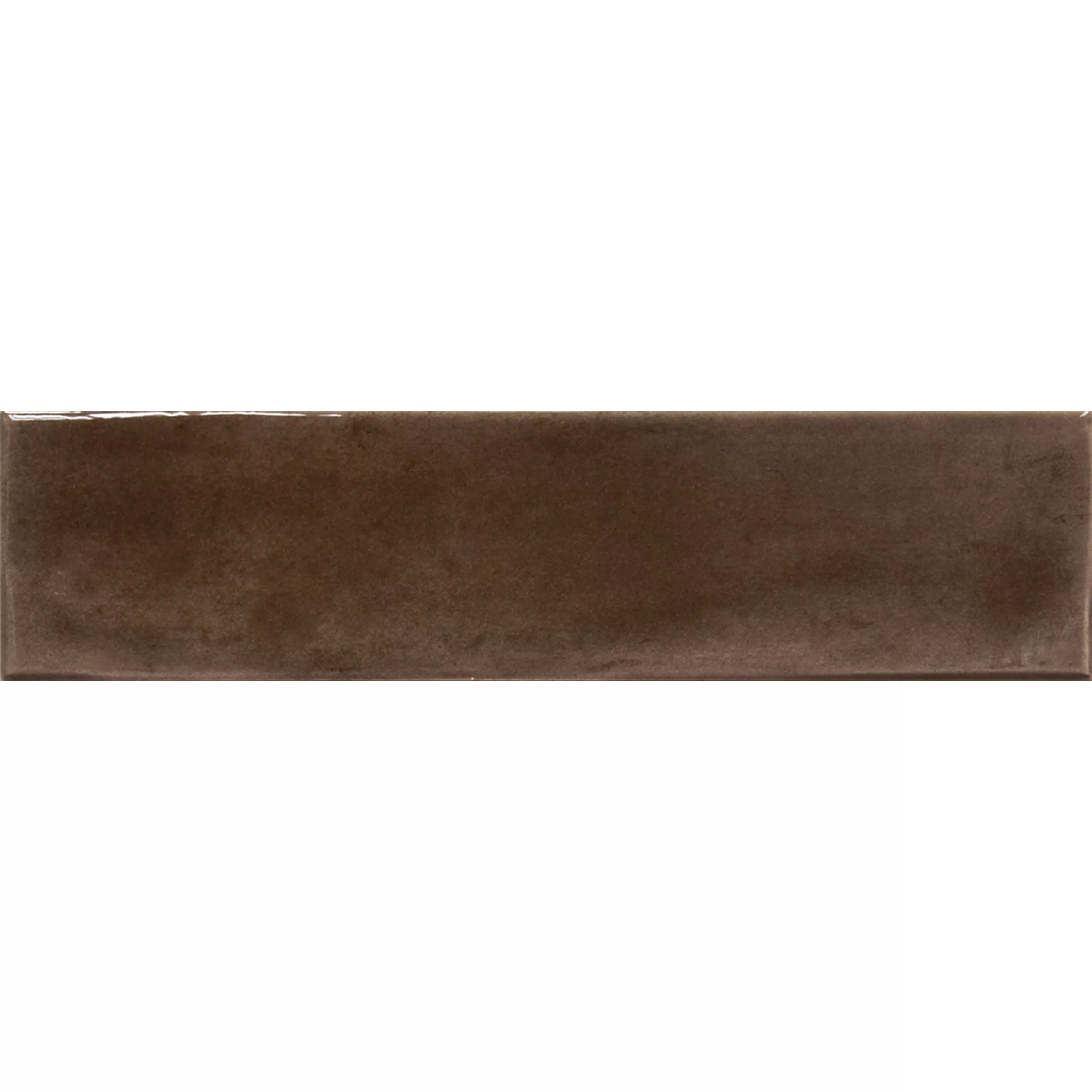 Azulejos Conway Ondulado 7,5x30cm Marrom Escuro Azulejos Conway Ondulado 7,5x30cm Marrom Escuro