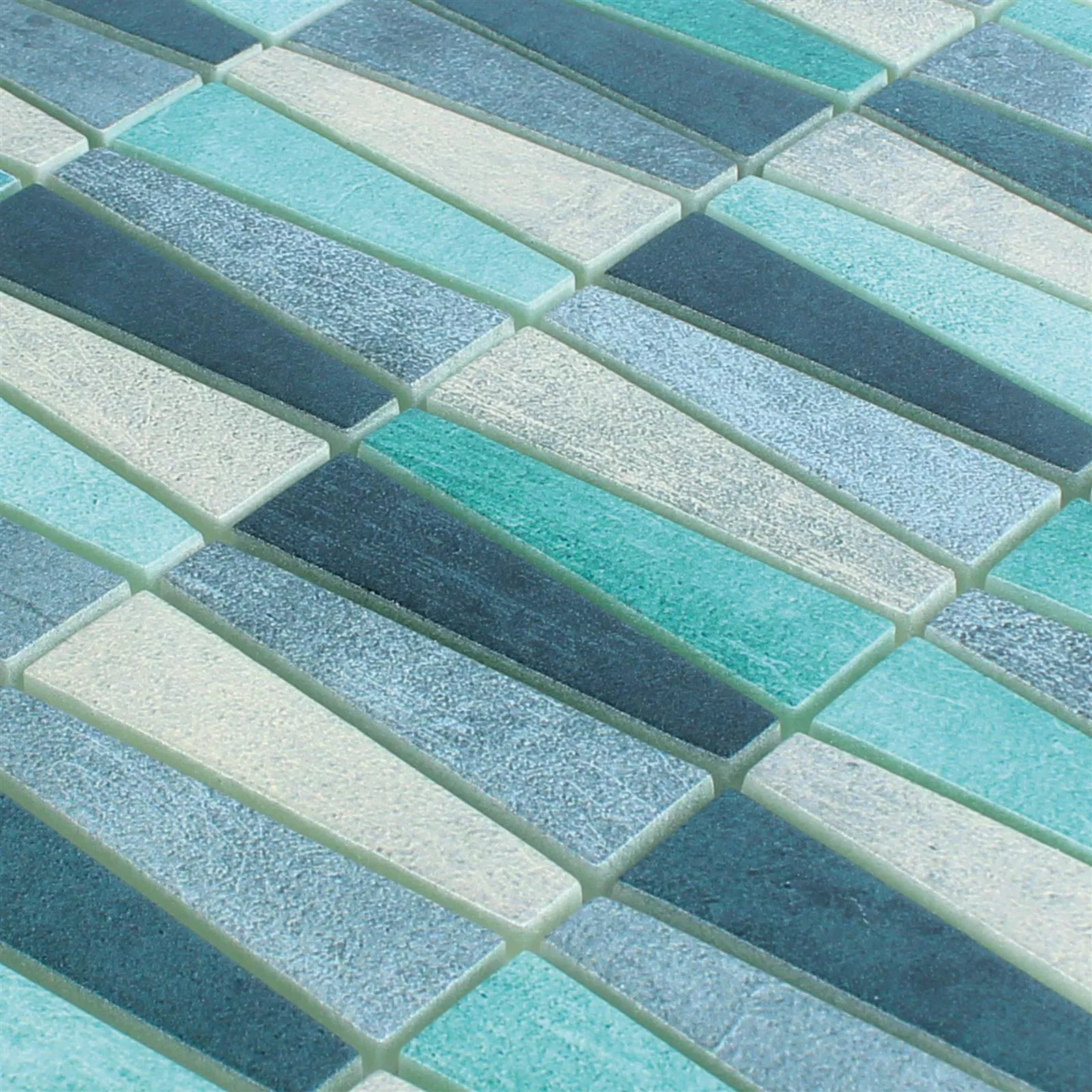 Padrão de Mosaico De Vidro Azulejos Wolgagrad Preto Cinza Prata Verde