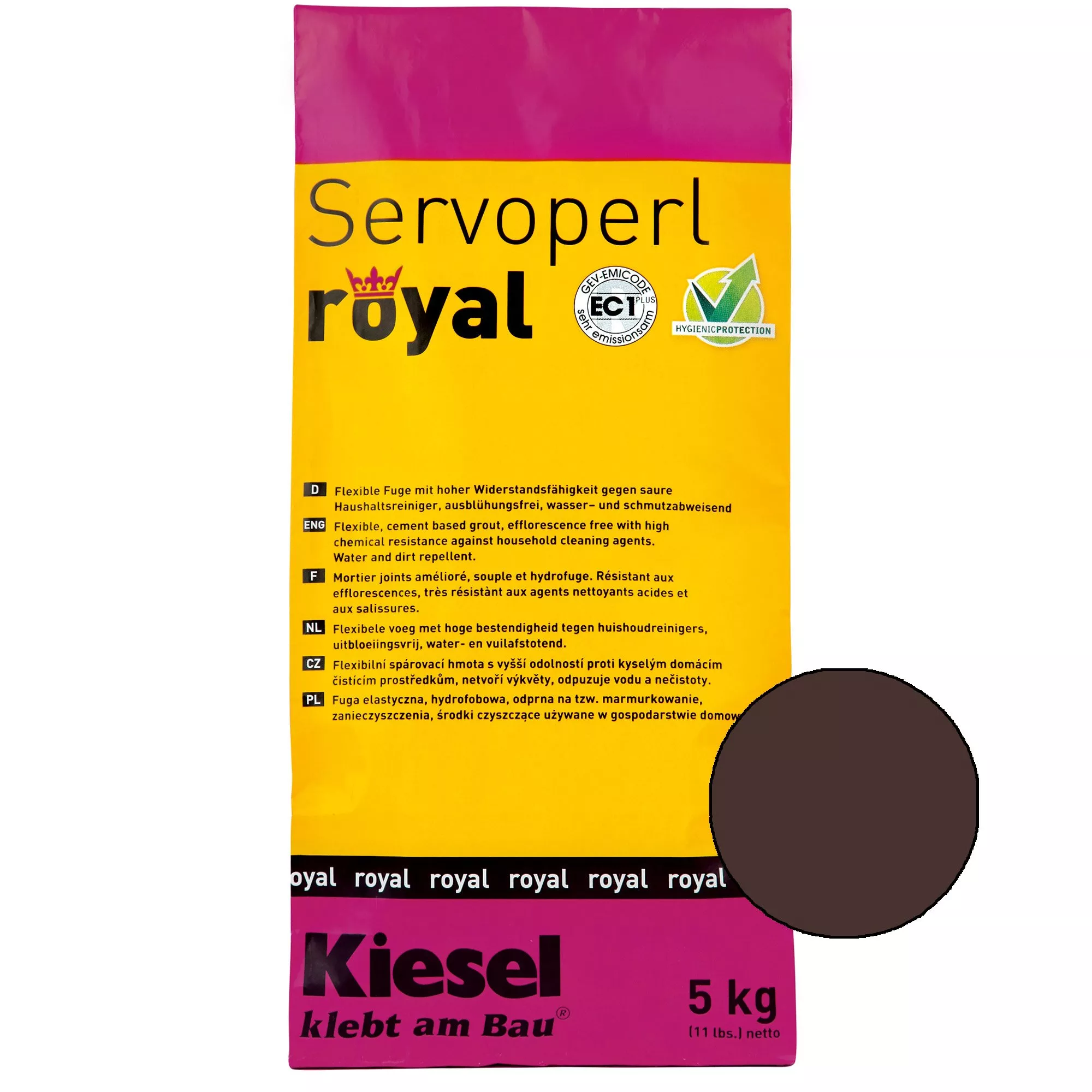 Kiesel Servoperl royal - Junta flexível, repelente à água e à sujidade