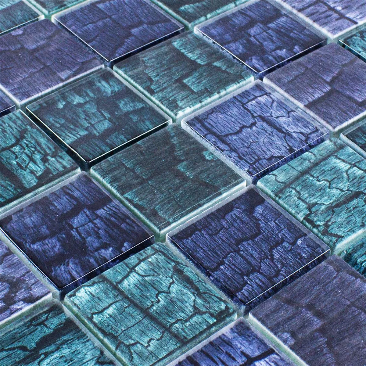 Padrão de Mosaico De Vidro Azulejos Saraland Verde