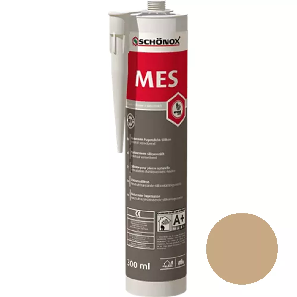 Selante de silicone para juntas de mármore Schönox MES 300ml