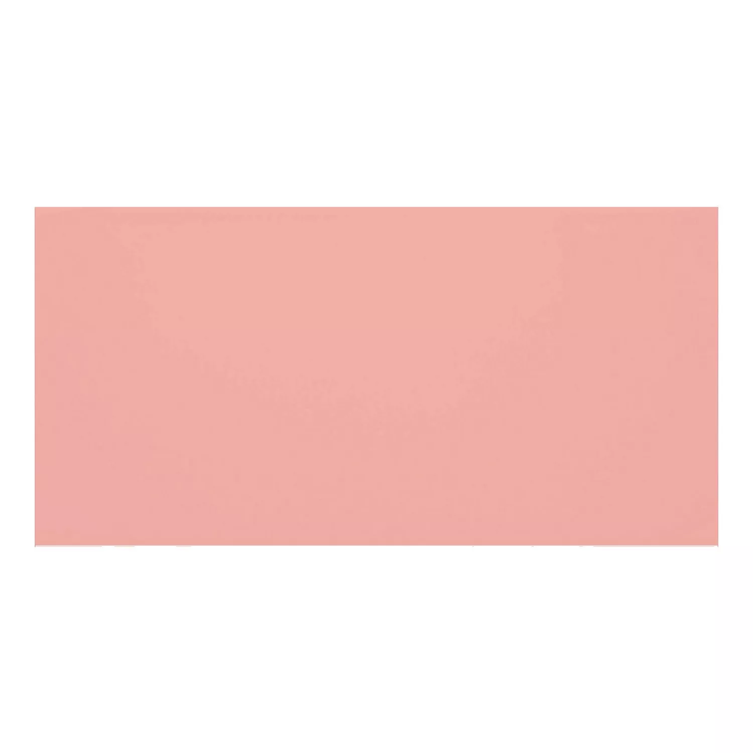 Ladrilho do metrô Rosa Fosco 10x20 cm Sem Faceta Avebury Rosa
