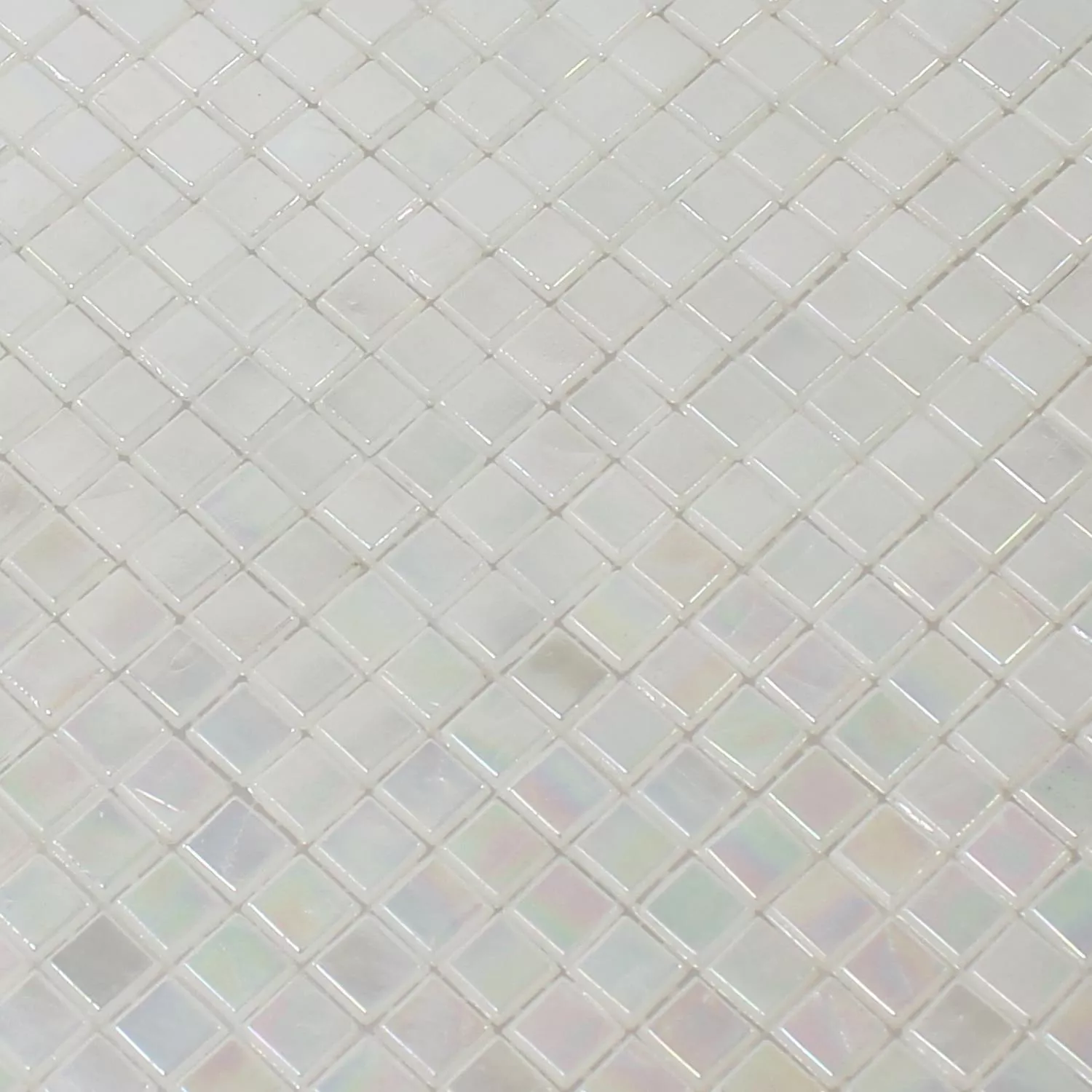 Mosaico De Vidro Azulejos Efeito Madrepérola Branco Bege