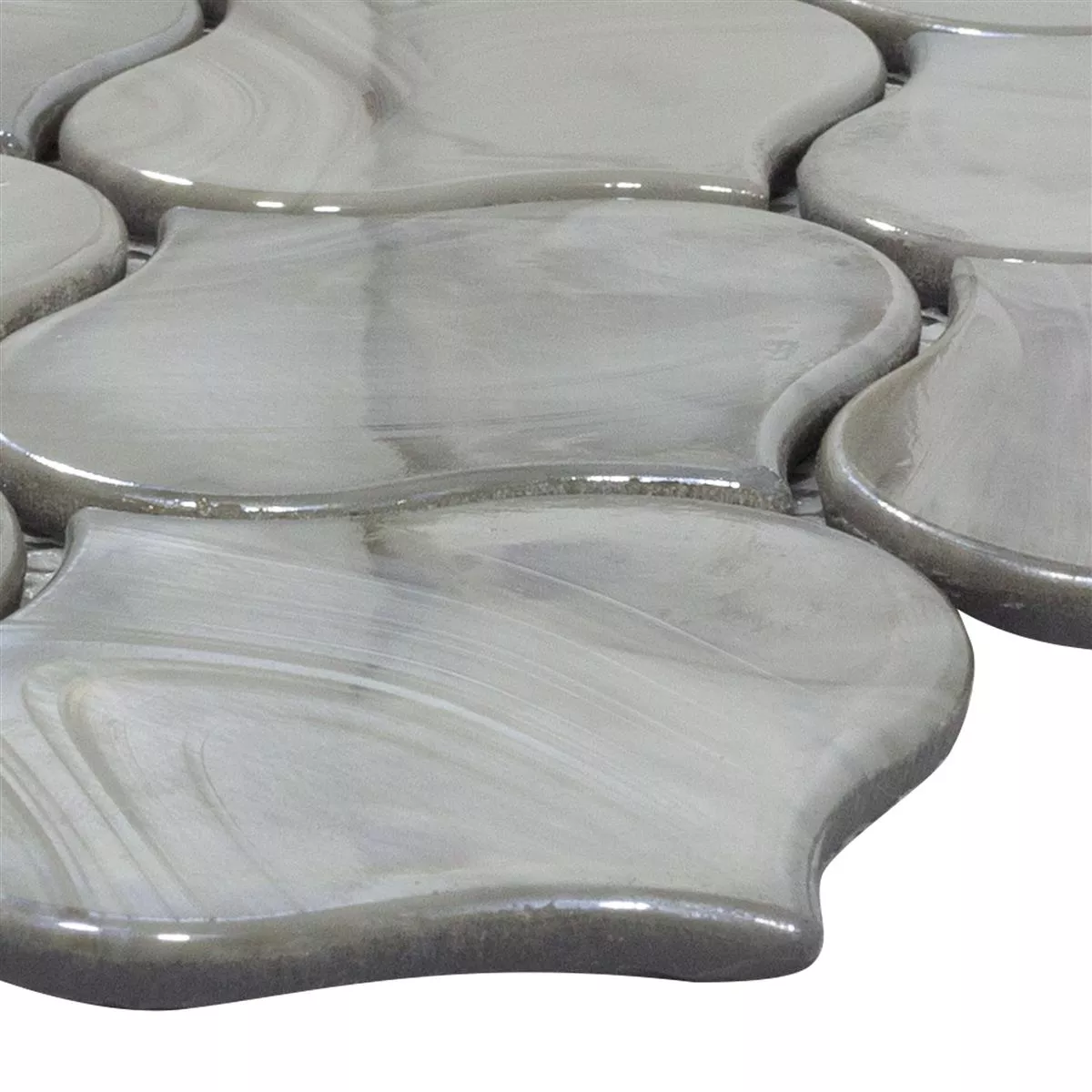 Mosaico De Vidro Azulejos Andalucia Arabesque Cinza Mosaico De Vidro Azulejos Andalucia Arabesque Cinza