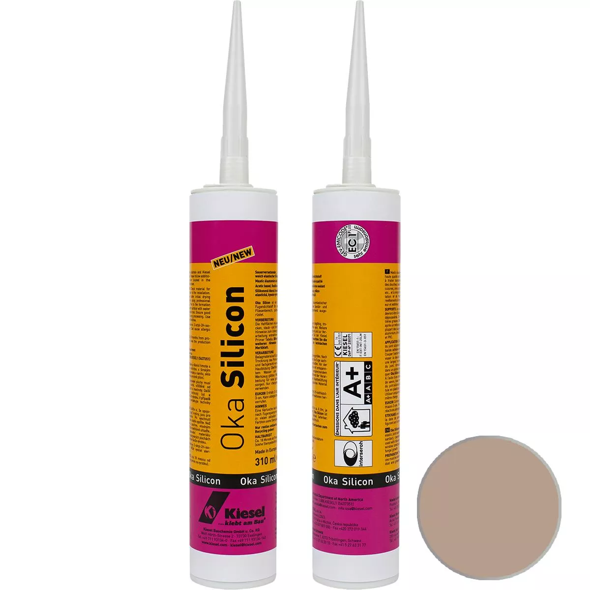 OKA SILICON junta de silicone Desert Sand 310 ml