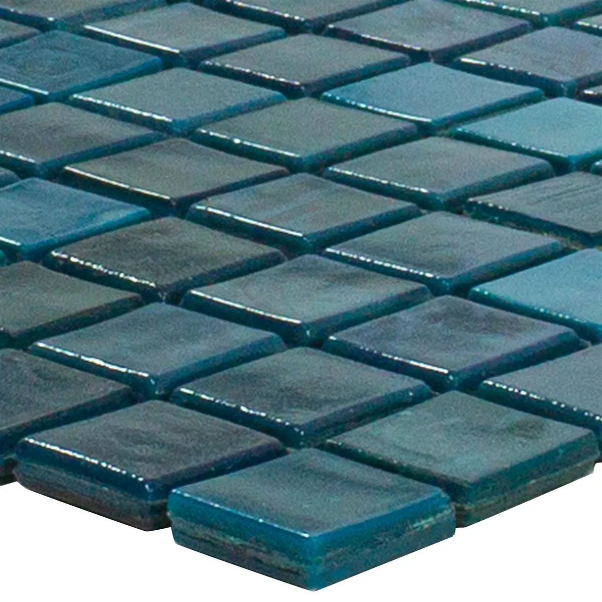 Mosaico De Vidro Azulejos New River Azur Azul Mix