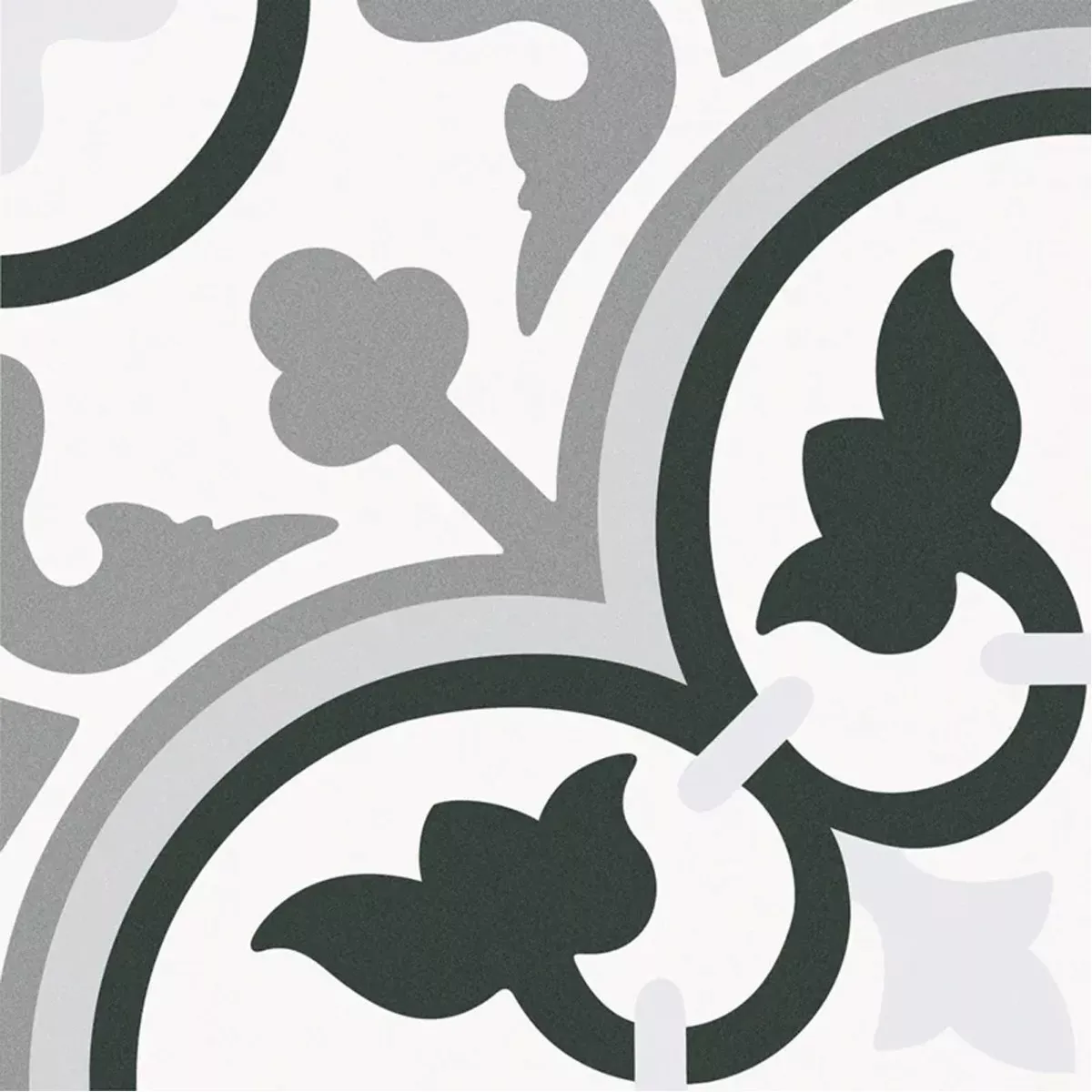 Atlantica Botticelli Cinza Branco 25x25 cm