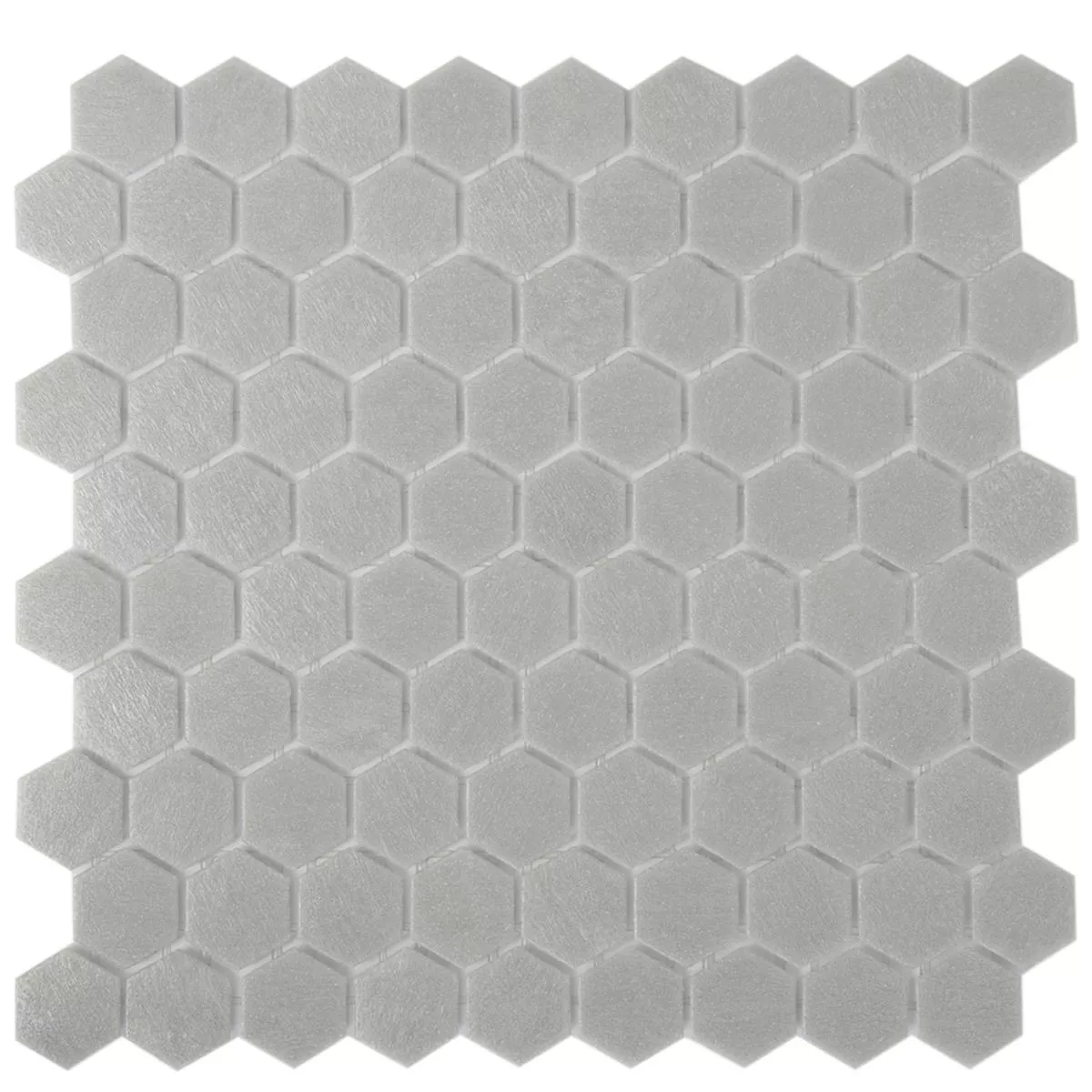 Mosaico De Vidro Azulejos Trend-Vi Hexagonal 152 Cinza