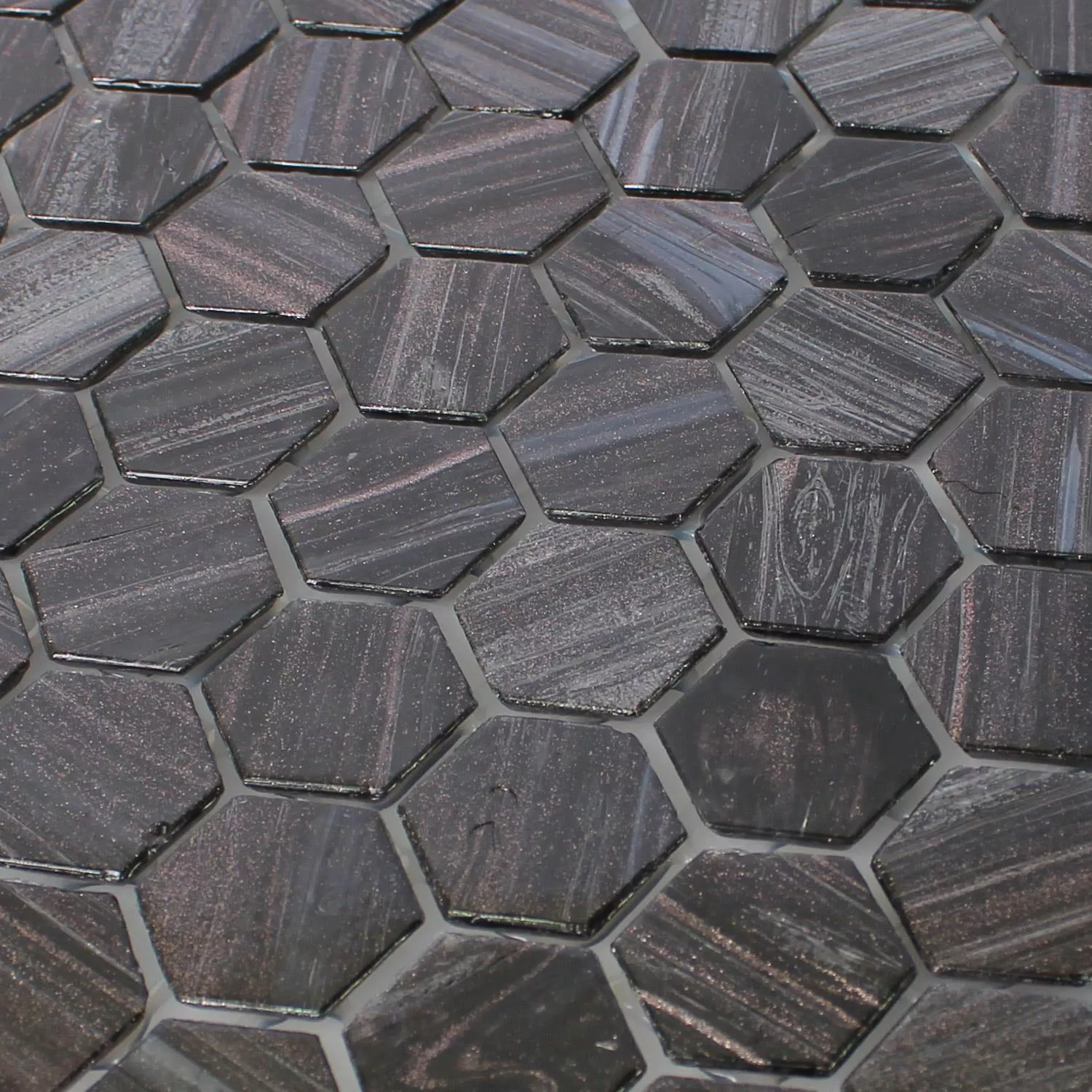 Azulejo Mosaico Trend-Vi Vidro Hexagonal 260