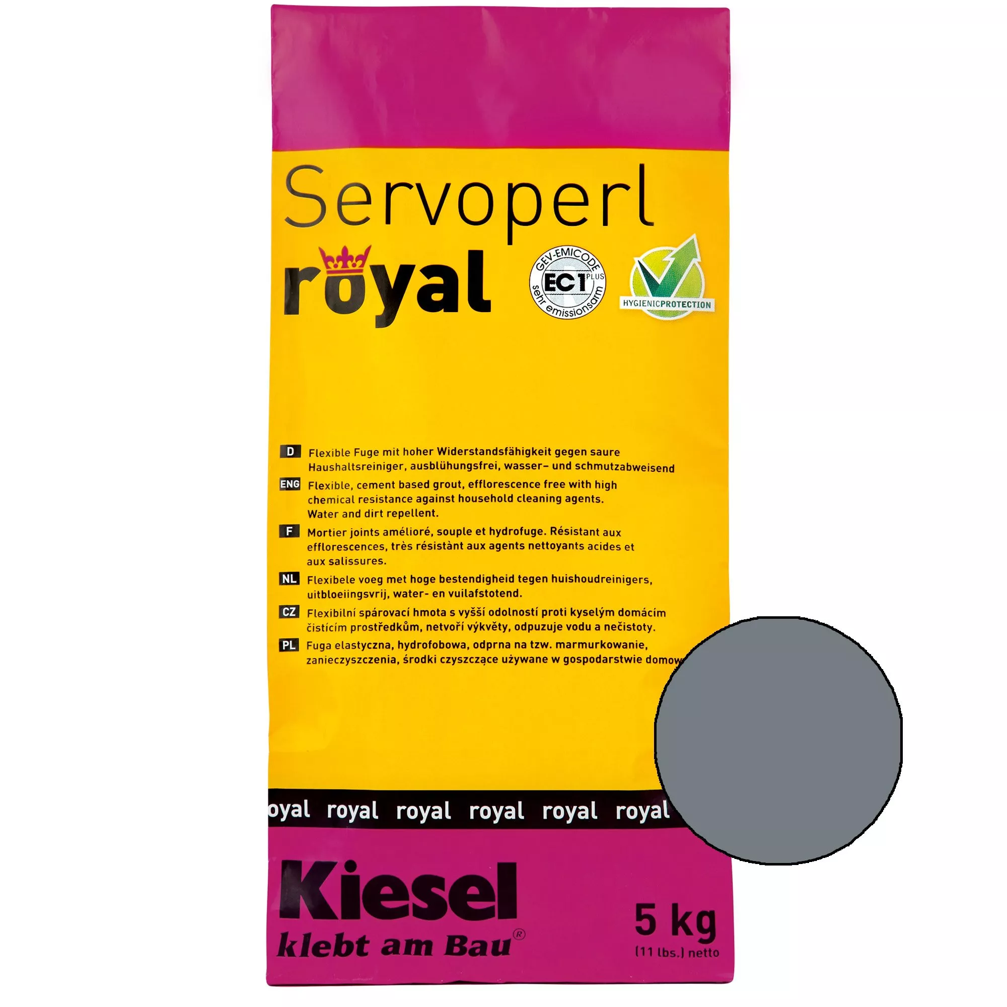 Kiesel Servoperl royal - composto comum-5kg de basalto