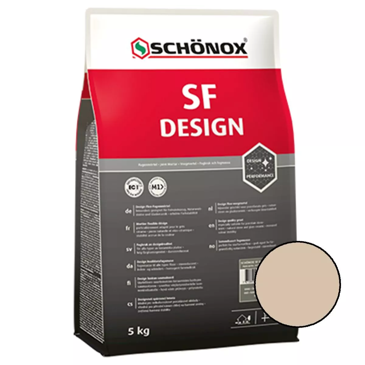 Argamassa Schönox SF Design Jura Bege 5 kg