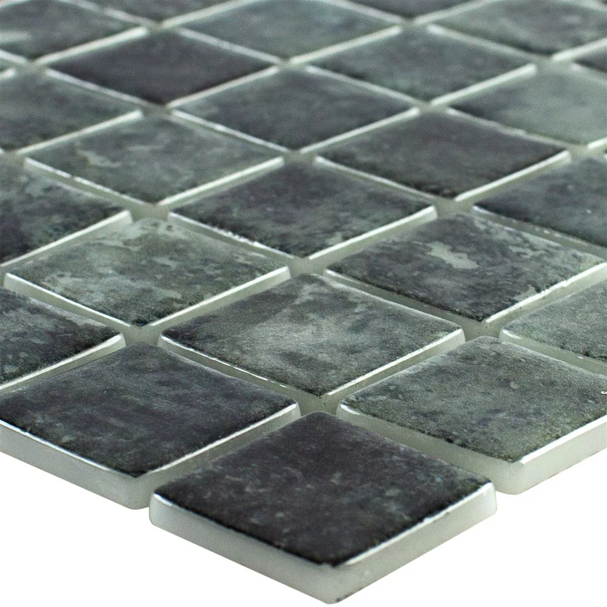 Mosaico de Piscina de Vidro Baltic Preto 25x25mm Mosaico de Piscina de Vidro Baltic Preto 25x25mm