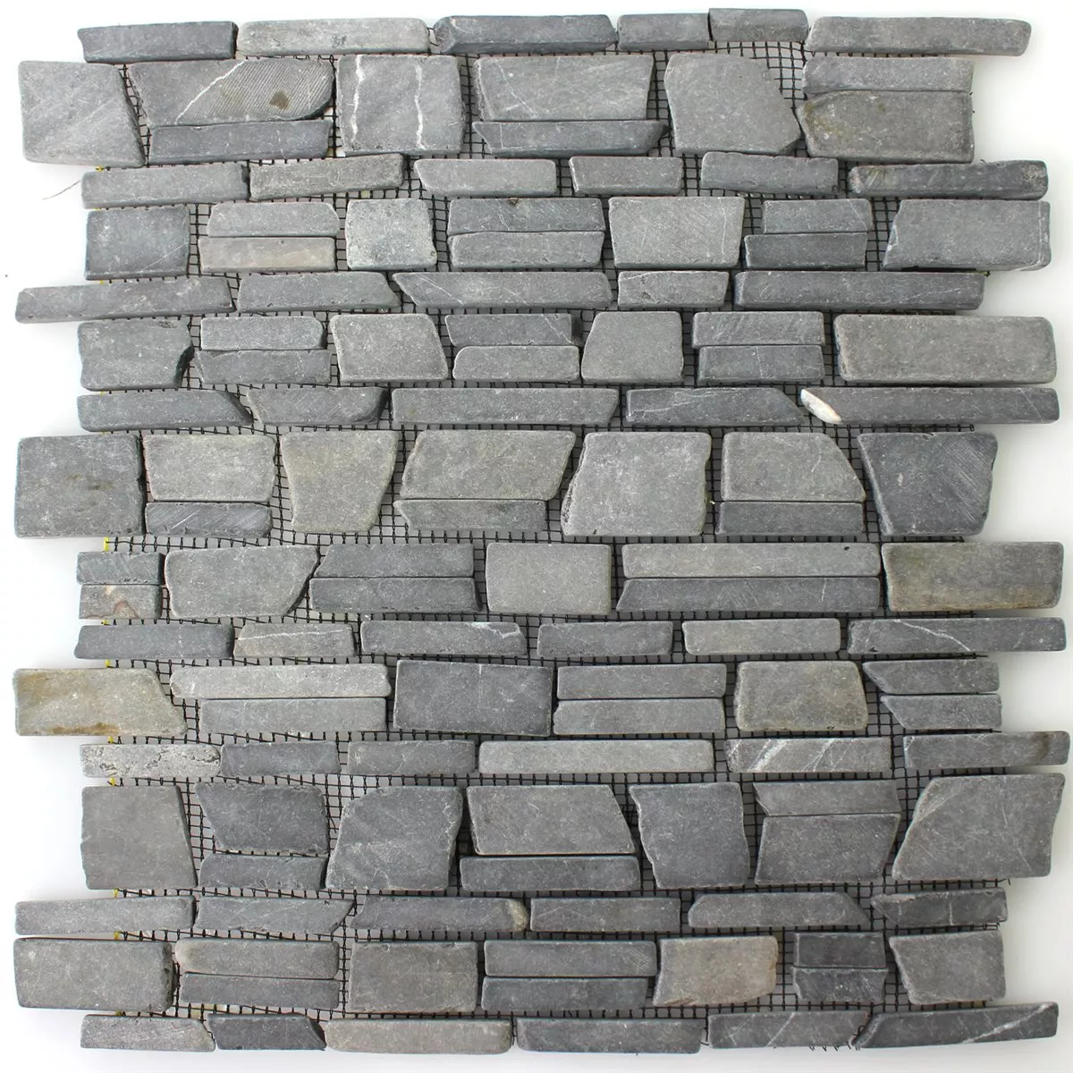 Padrão de Azulejo Mosaico Mármore Pedra Natural Brick Neromarquina