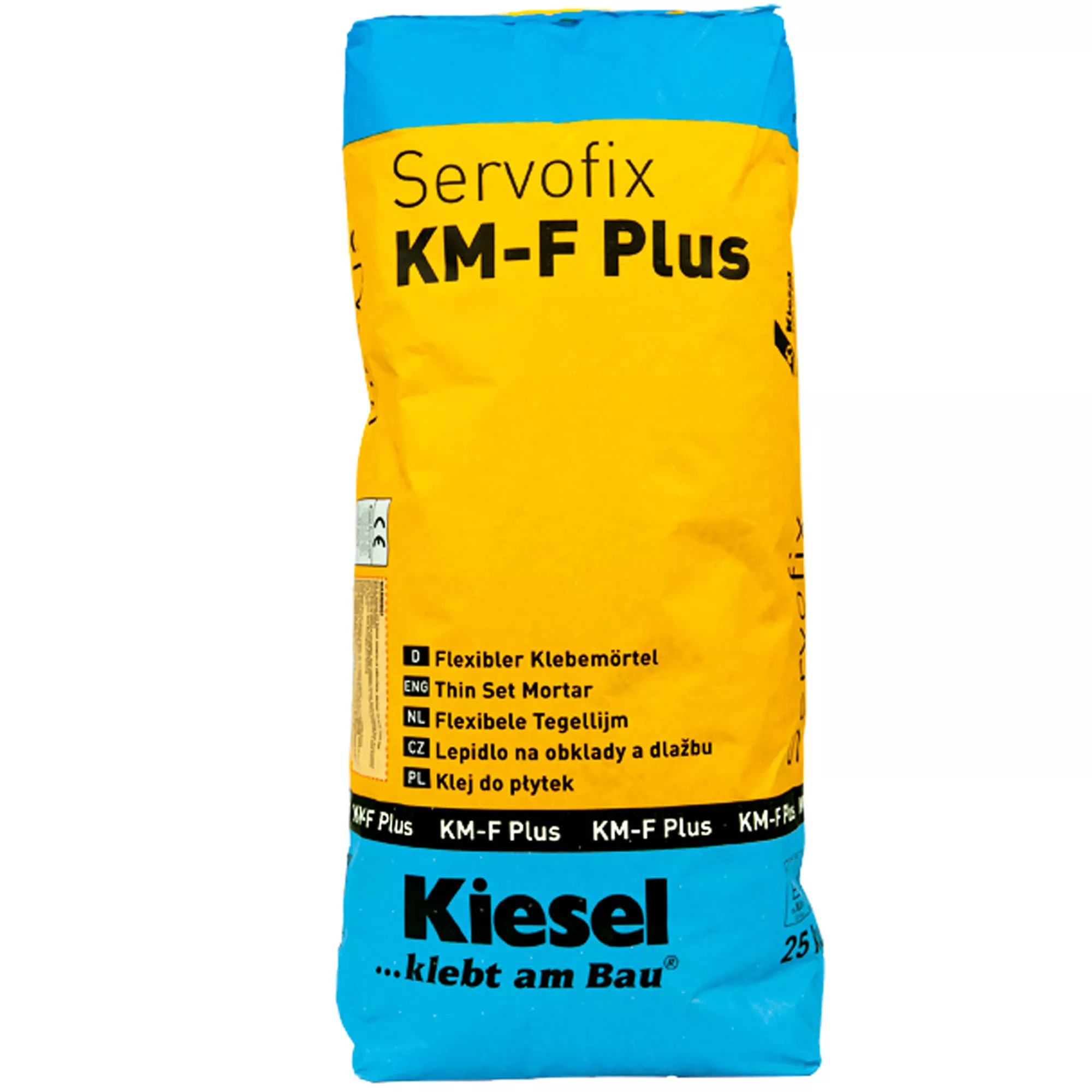 Adesivo para azulejos Kiesel Servofix KM-F Plus - argamassa adesiva flexível 25 kg